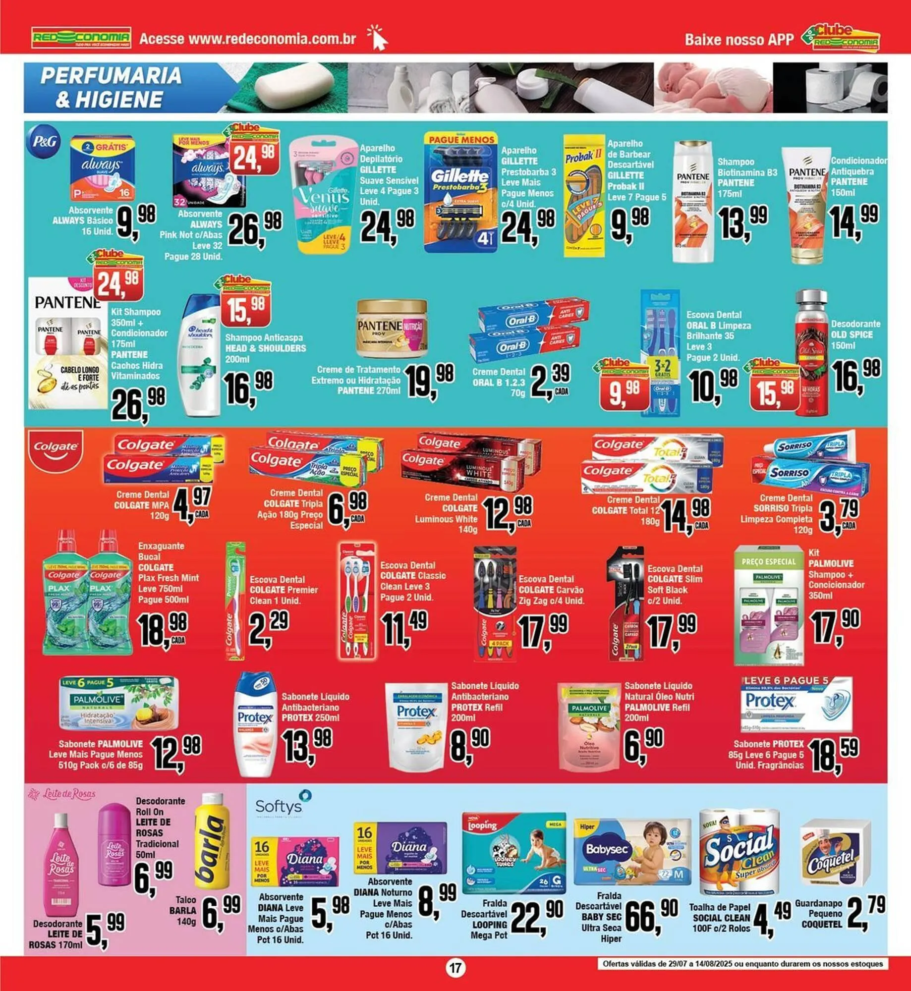 Encarte de Catálogo Rede Economia 8 de agosto até 10 de agosto 2025 - Pagina 17