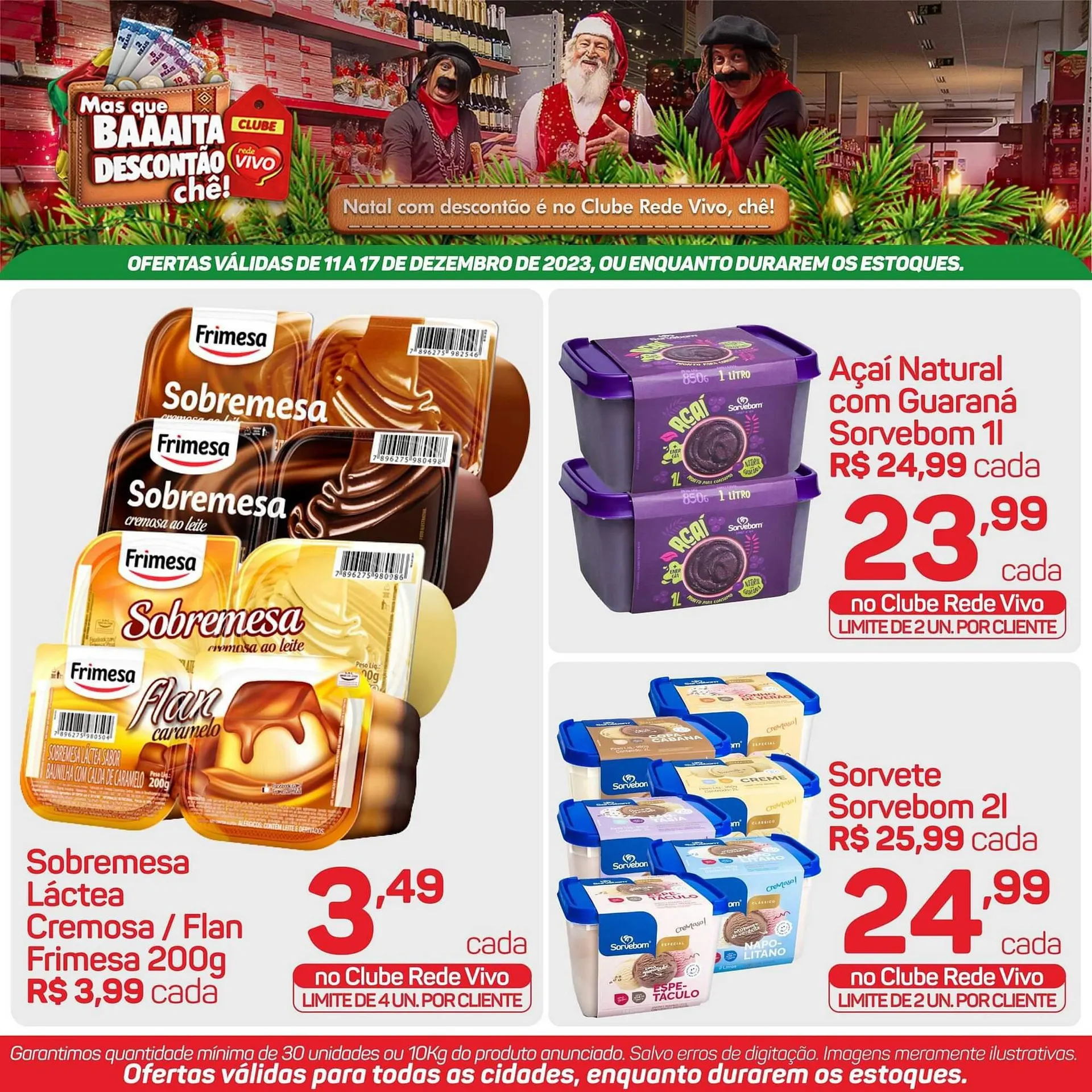 Encarte de Catálogo Rede Vivo 12 de dezembro até 17 de dezembro 2023 - Pagina 1