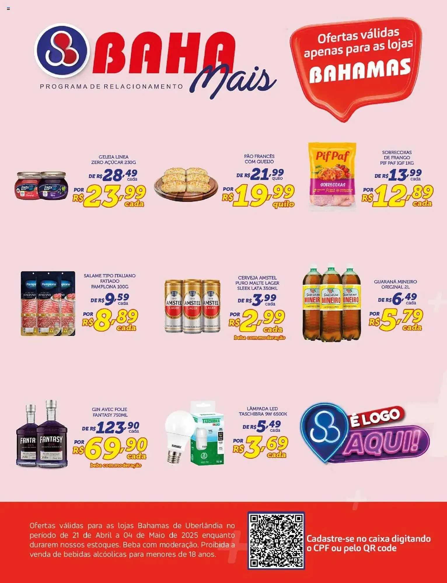 Encarte de Catálogo Bahamas Supermercados 21 de abril até 4 de maio 2025 - Pagina 3