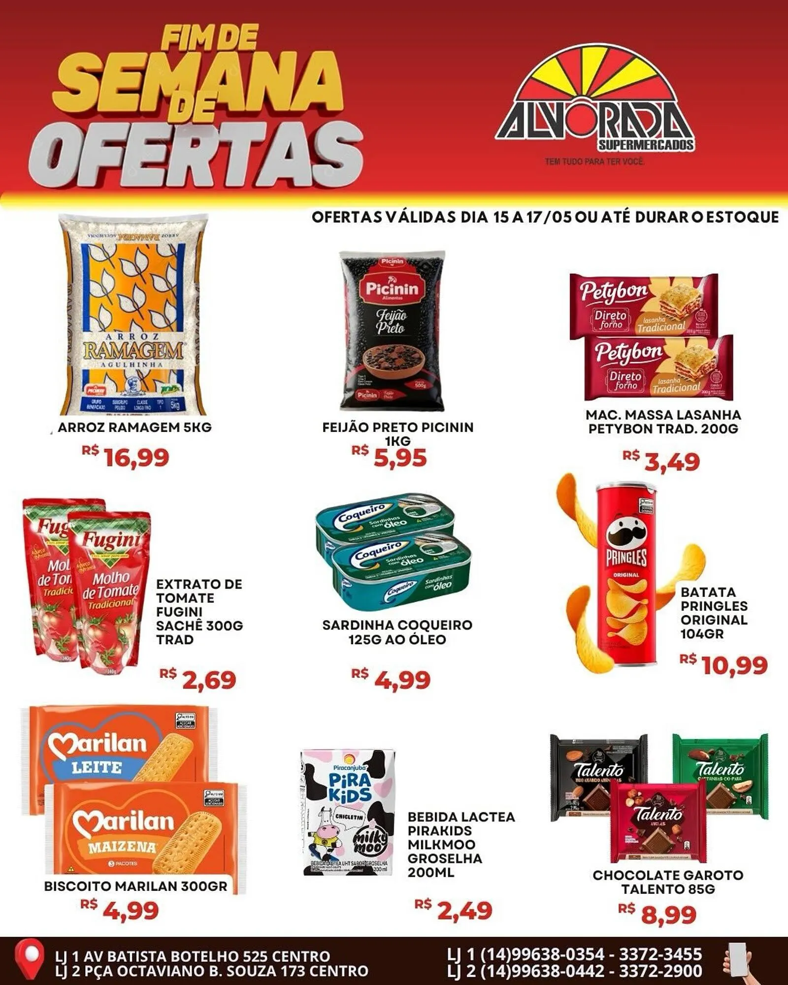Encarte de Catálogo Alvorada Supermercados 15 de maio até 17 de maio 2026 - Pagina 2