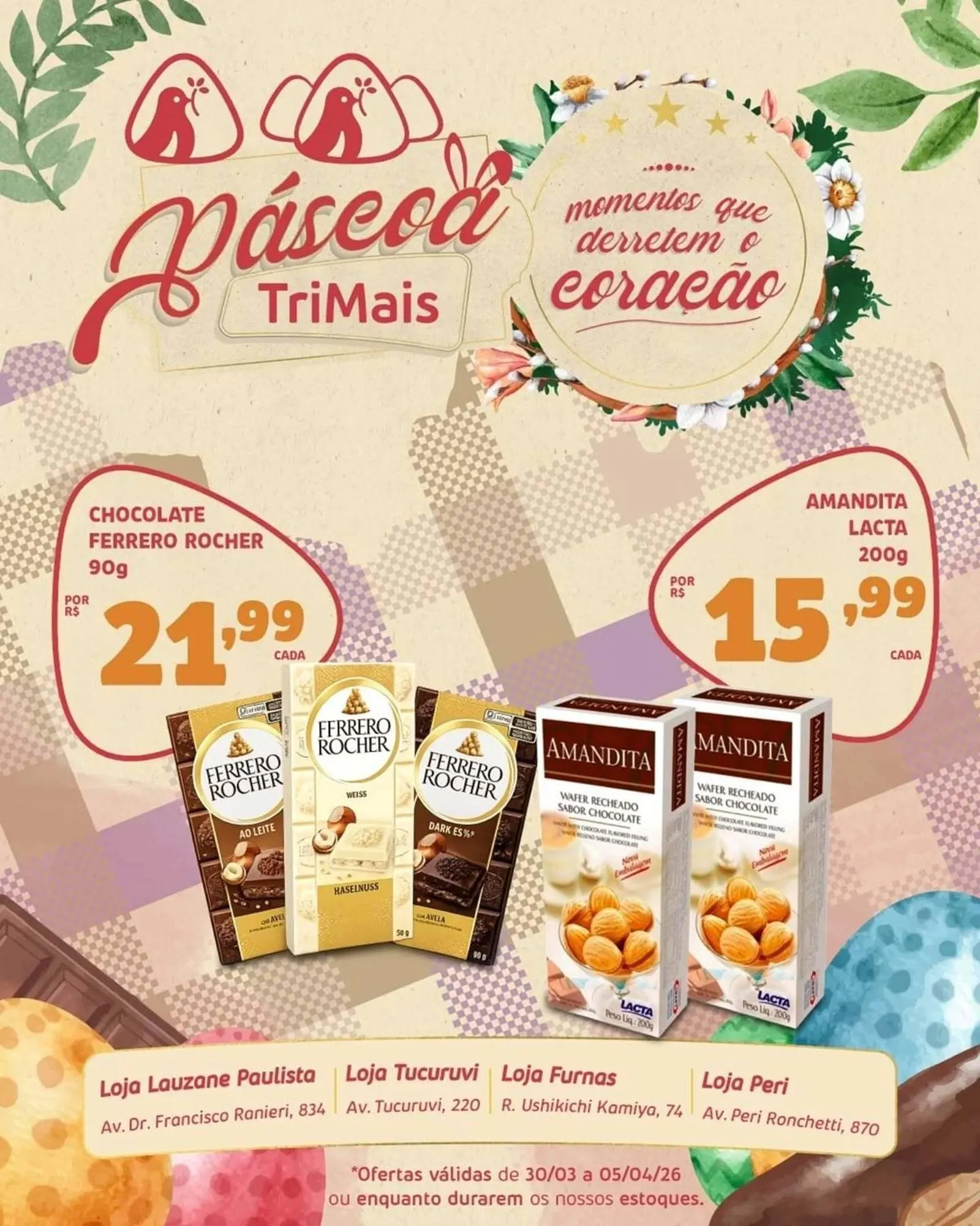 Encarte de Catálogo Trimais Supermercado 30 de março até 5 de abril 2026 - Pagina 1