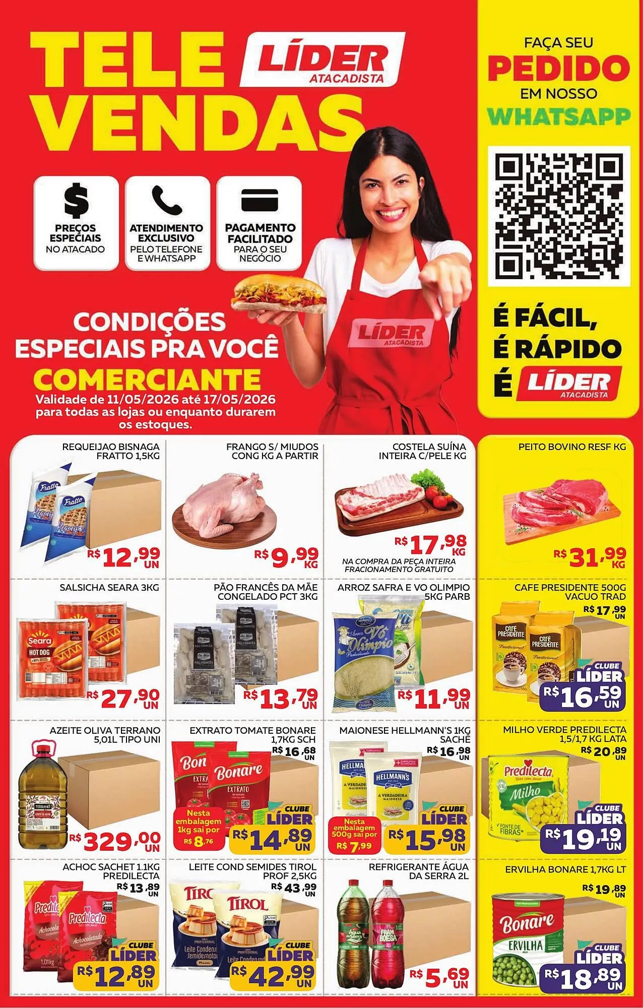 Encarte de Encarte Lider Atacadista 12 de maio até 17 de maio 2026 - Pagina 1