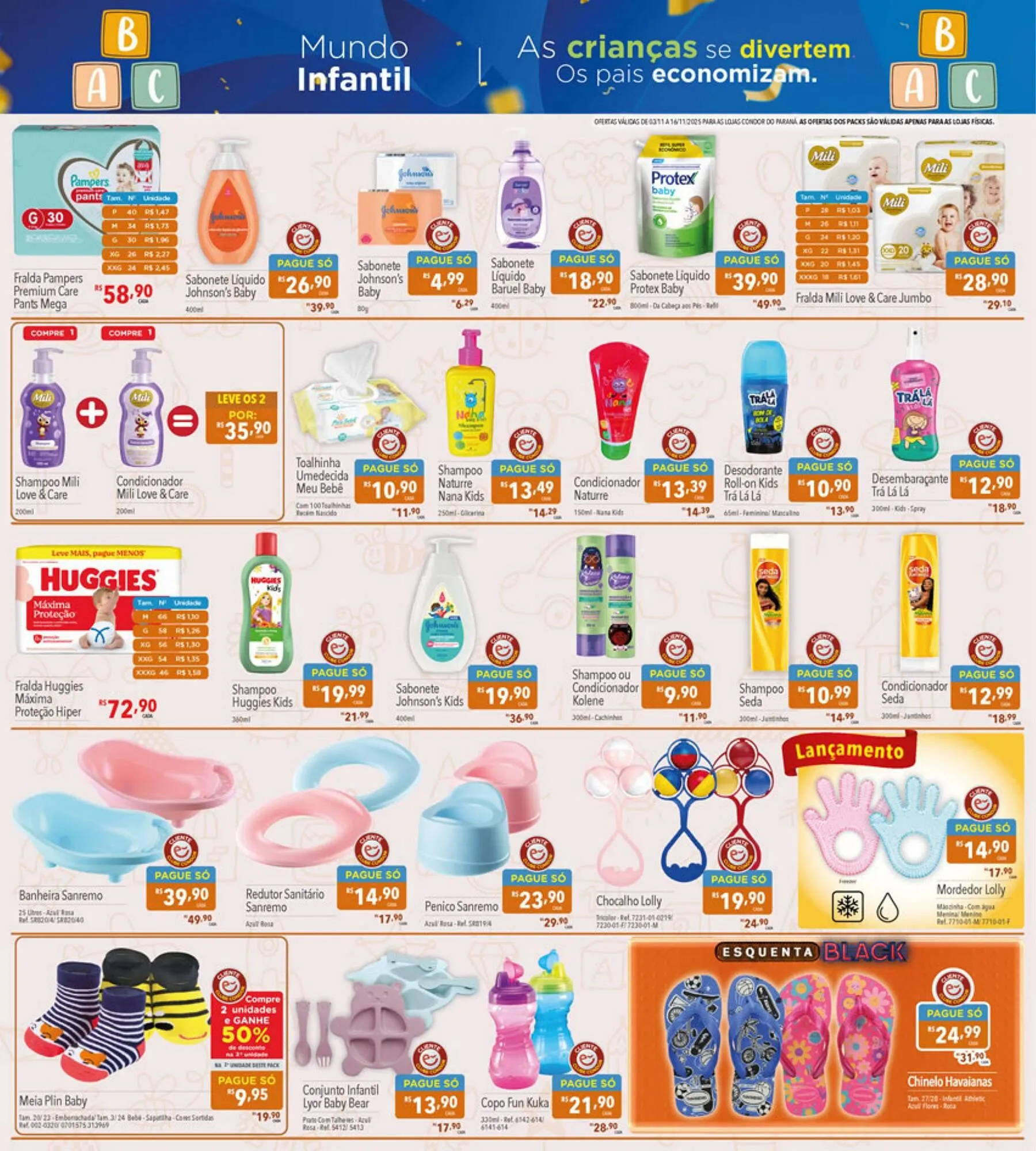 Encarte de Catálogo Supermercados Condor 3 de novembro até 16 de novembro 2025 - Pagina 24