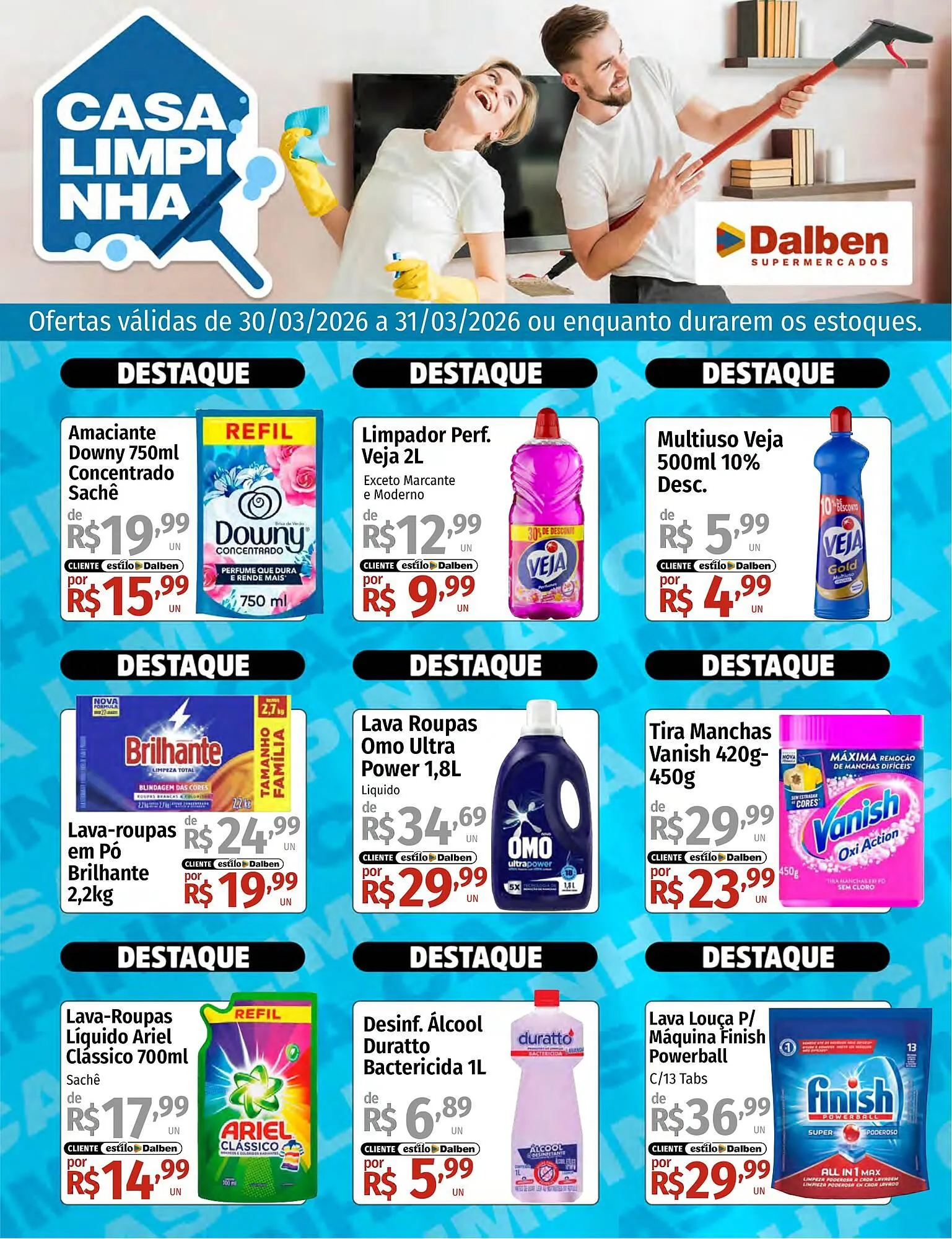 Encarte de Catálogo Supermercado Dalben 30 de março até 31 de março 2026 - Pagina 1