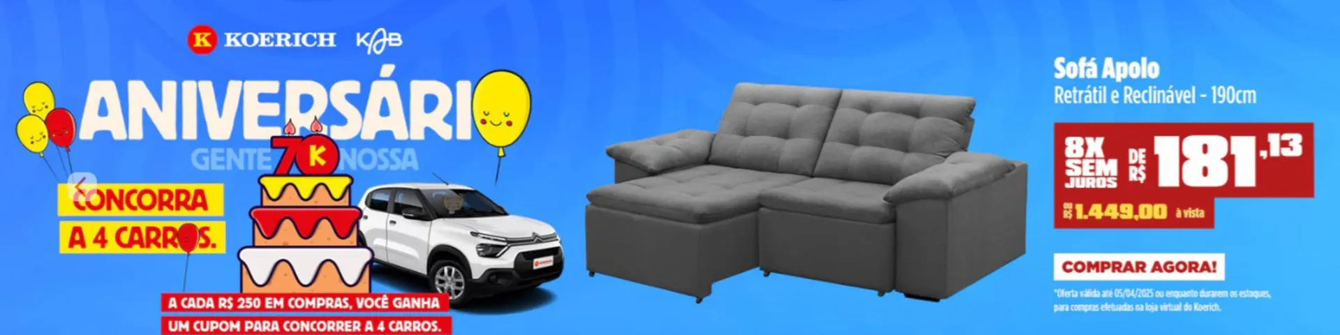 Encarte de Catálogo Lojas Koerich 4 de abril até 4 de maio 2025 - Pagina 12
