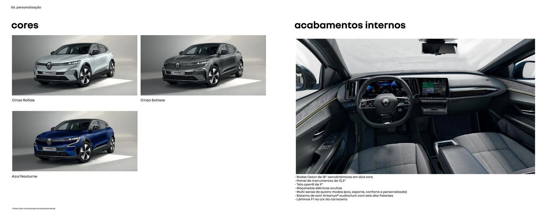 Encarte de Renault Megane E-Tech 100% Elétrico 2 de abril até 31 de dezembro 2024 - Pagina 13