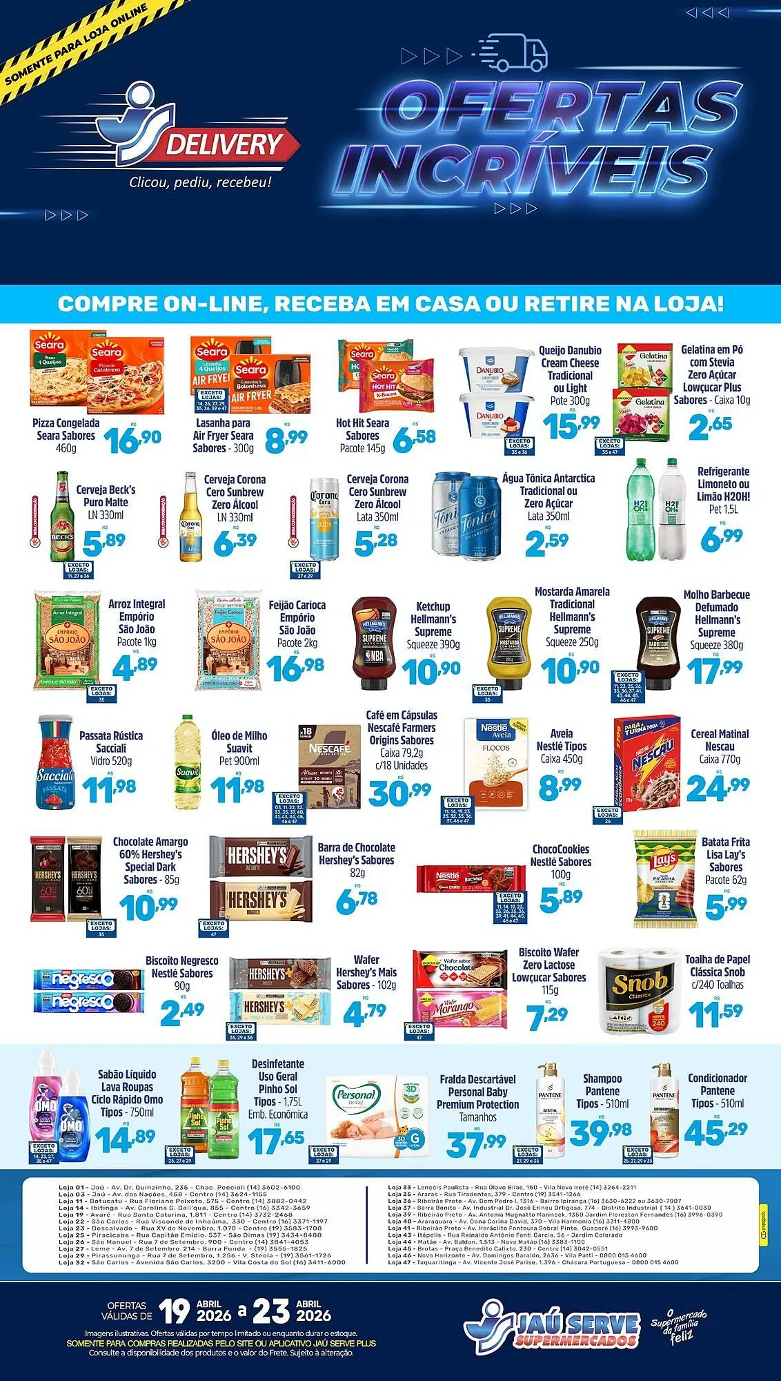 Encarte de Catálogo Supermercados Jau Serve 20 de abril até 23 de abril 2026 - Pagina 2