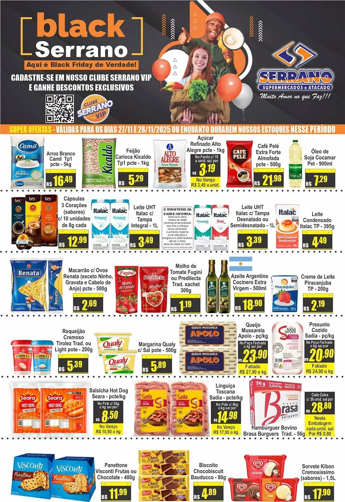 Encarte de Catálogo Serrano Supermercado 25 de novembro até 2 de dezembro 2025 - Pagina 1
