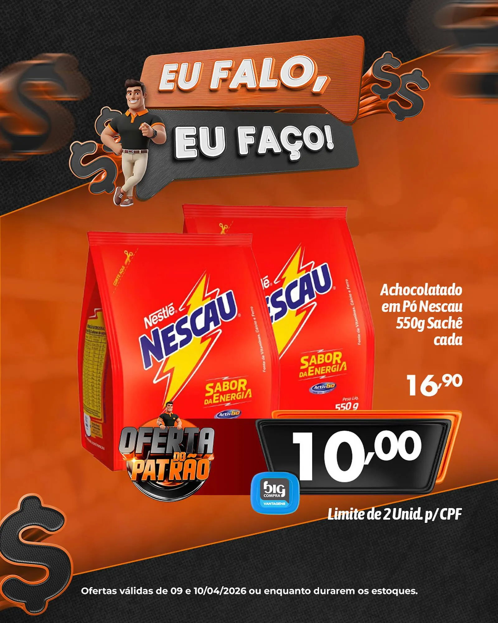 Encarte de Catálogo Supermercados Big Compra 9 de abril até 10 de abril 2026 - Pagina 2