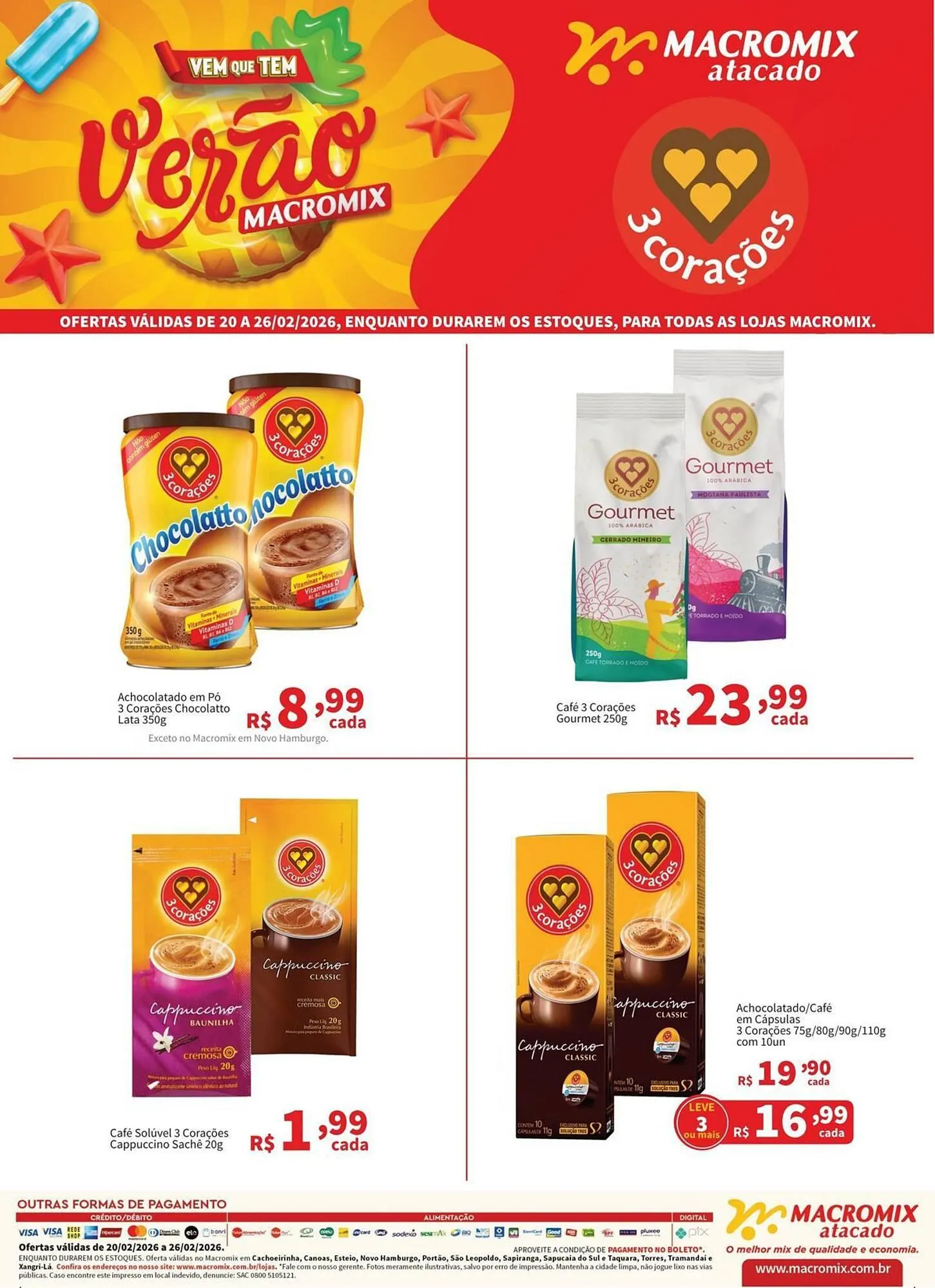 Encarte de Catálogo Macromix Atacado 25 de fevereiro até 26 de fevereiro 2026 - Pagina 1