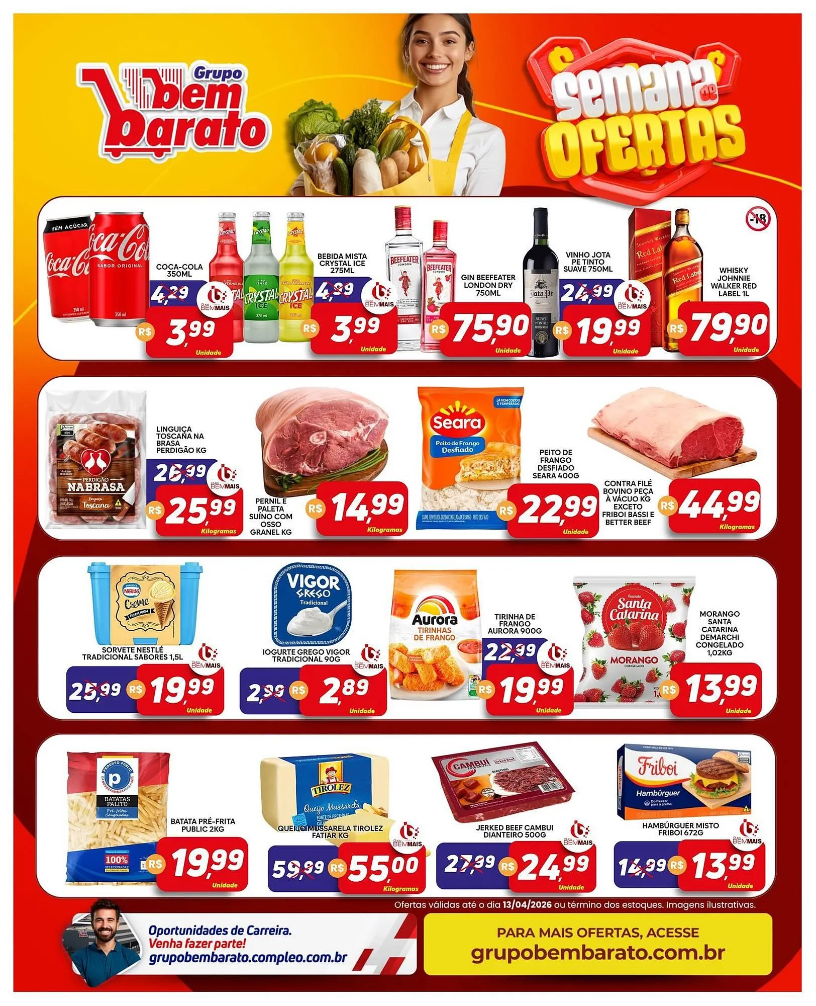 Encarte de Catálogo Supermercado Bem Barato 7 de abril até 13 de abril 2026 - Pagina 2
