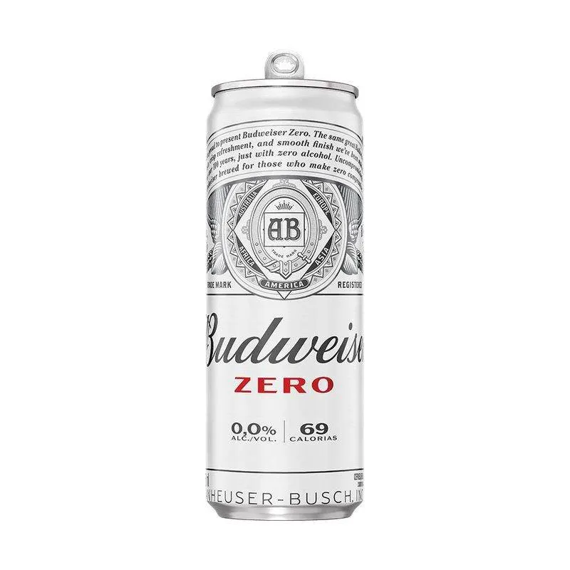 Cerveja BUDWEISER Zero Álcool Lata 350ml