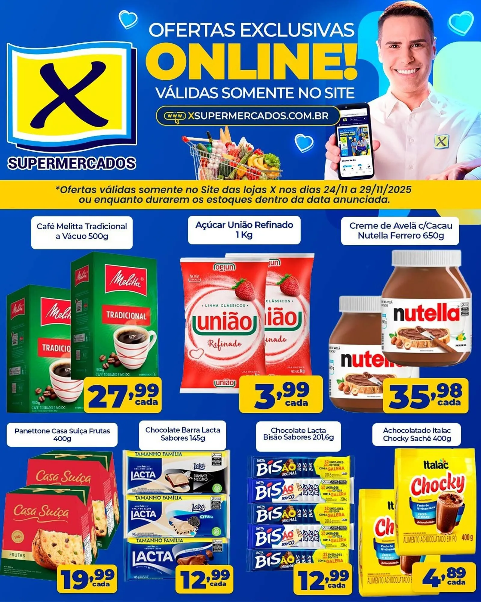 Folheto X Supermercados - 1