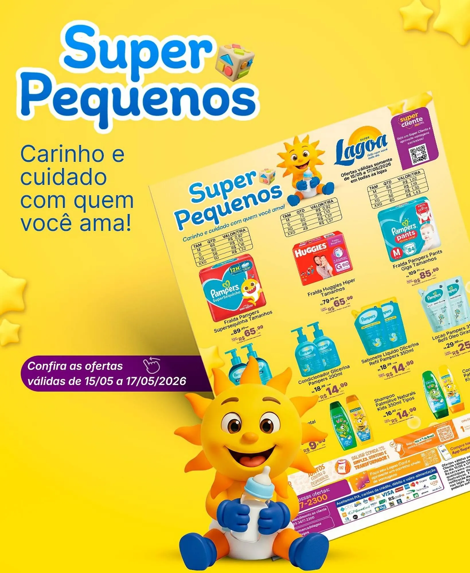 Encarte de Encarte Super Lagoa 15 de maio até 17 de maio 2026 - Pagina 1