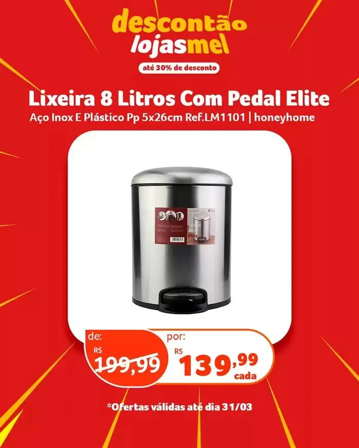 Encarte de Descontão Lojas Mel 17 de março até 31 de março 2025 - Pagina 2