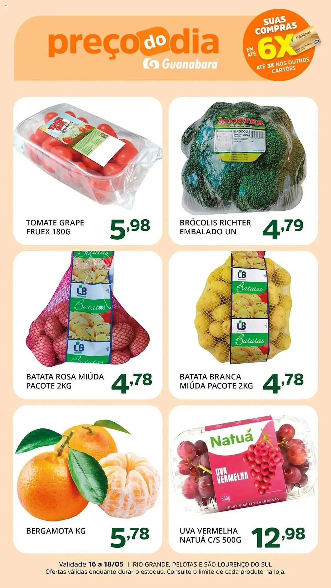 Encarte de Catálogo Supermercados Guanabara 16 de maio até 19 de maio 2025 - Pagina 13