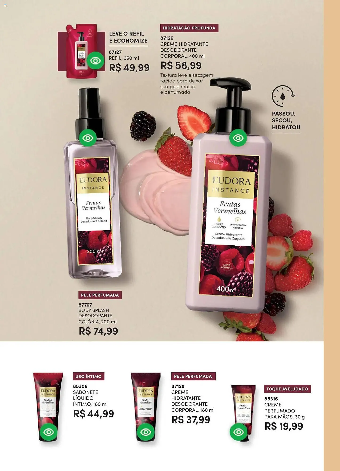 Encarte de Catálogo Eudora 23 de abril até 15 de junho 2026 - Pagina 109