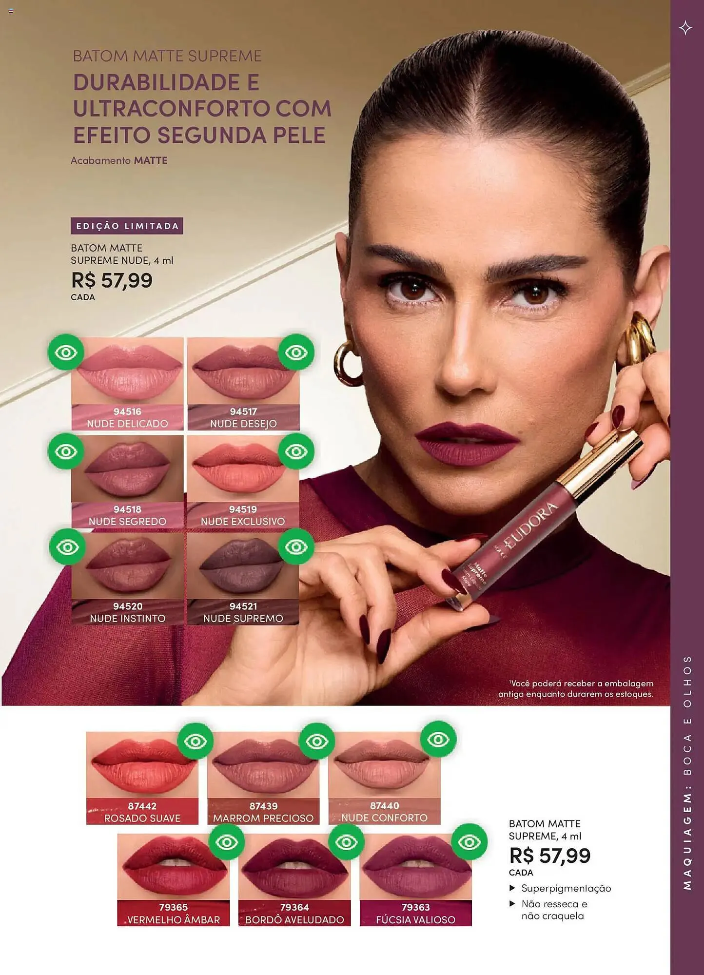 Encarte de Catálogo Eudora 19 de fevereiro até 19 de março 2026 - Pagina 53