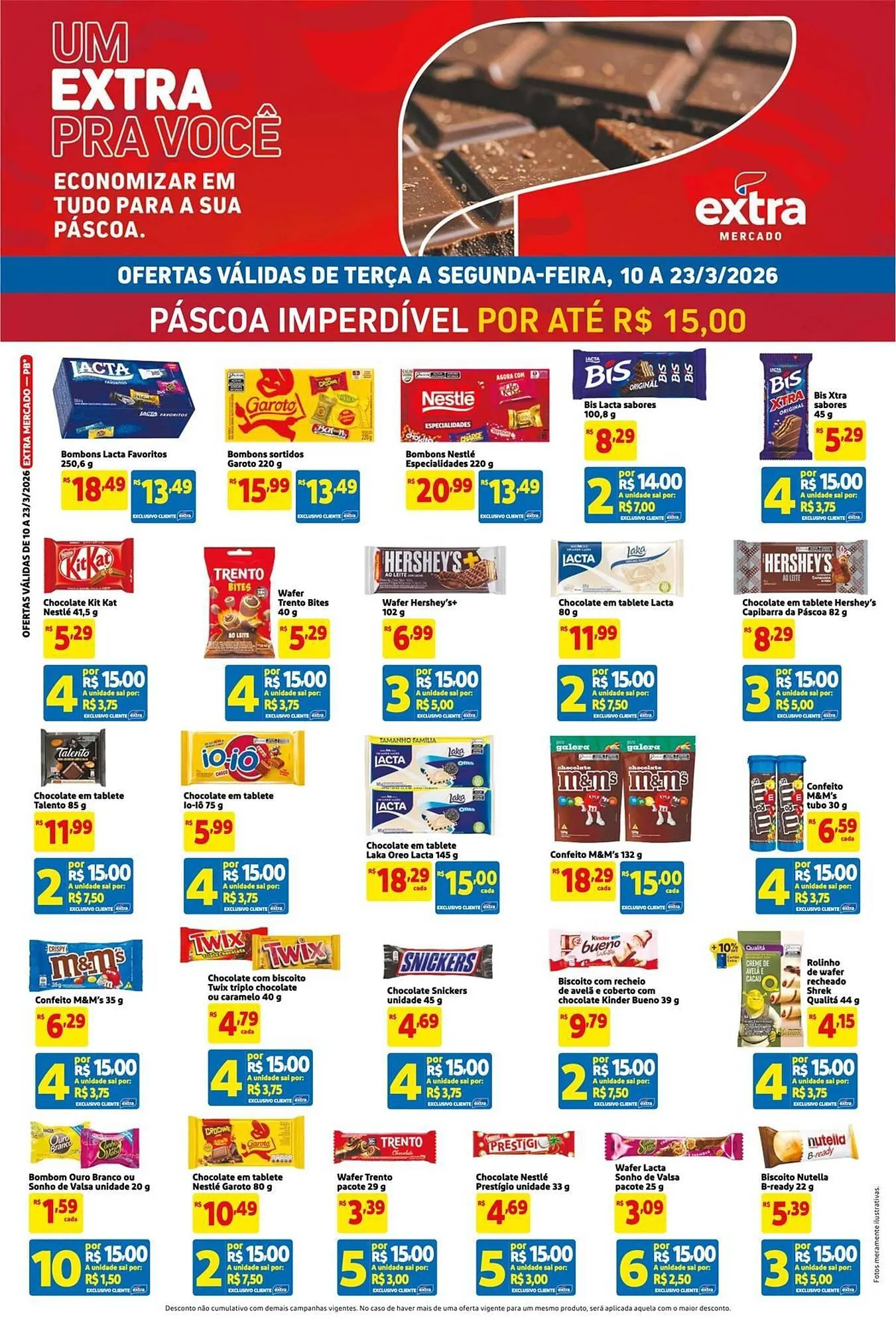 Encarte de Encarte Mercado Extra 10 de março até 23 de março 2026 - Pagina 1