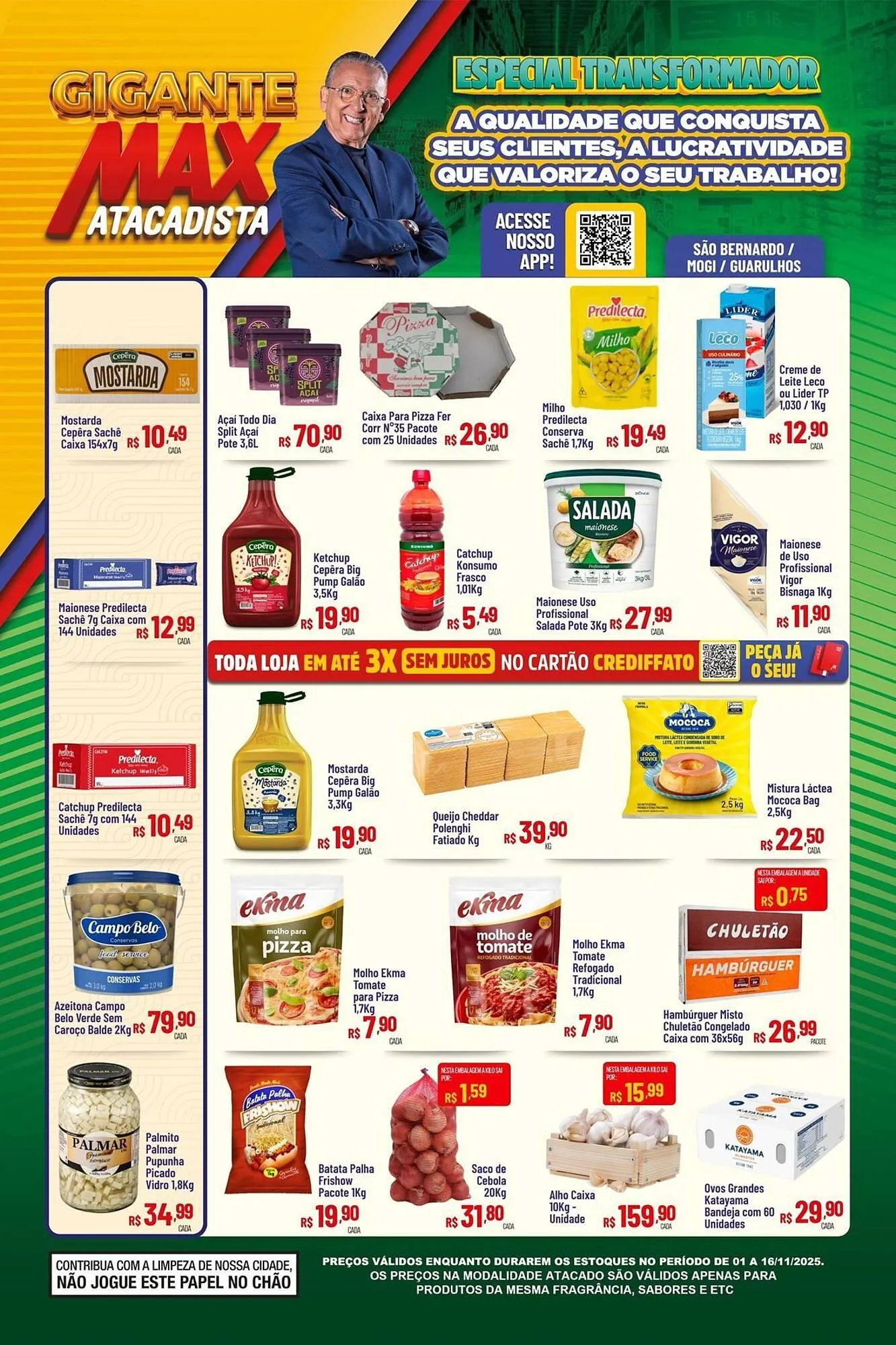 Encarte de Encarte Max Atacadista 1 de novembro até 16 de novembro 2025 - Pagina 1