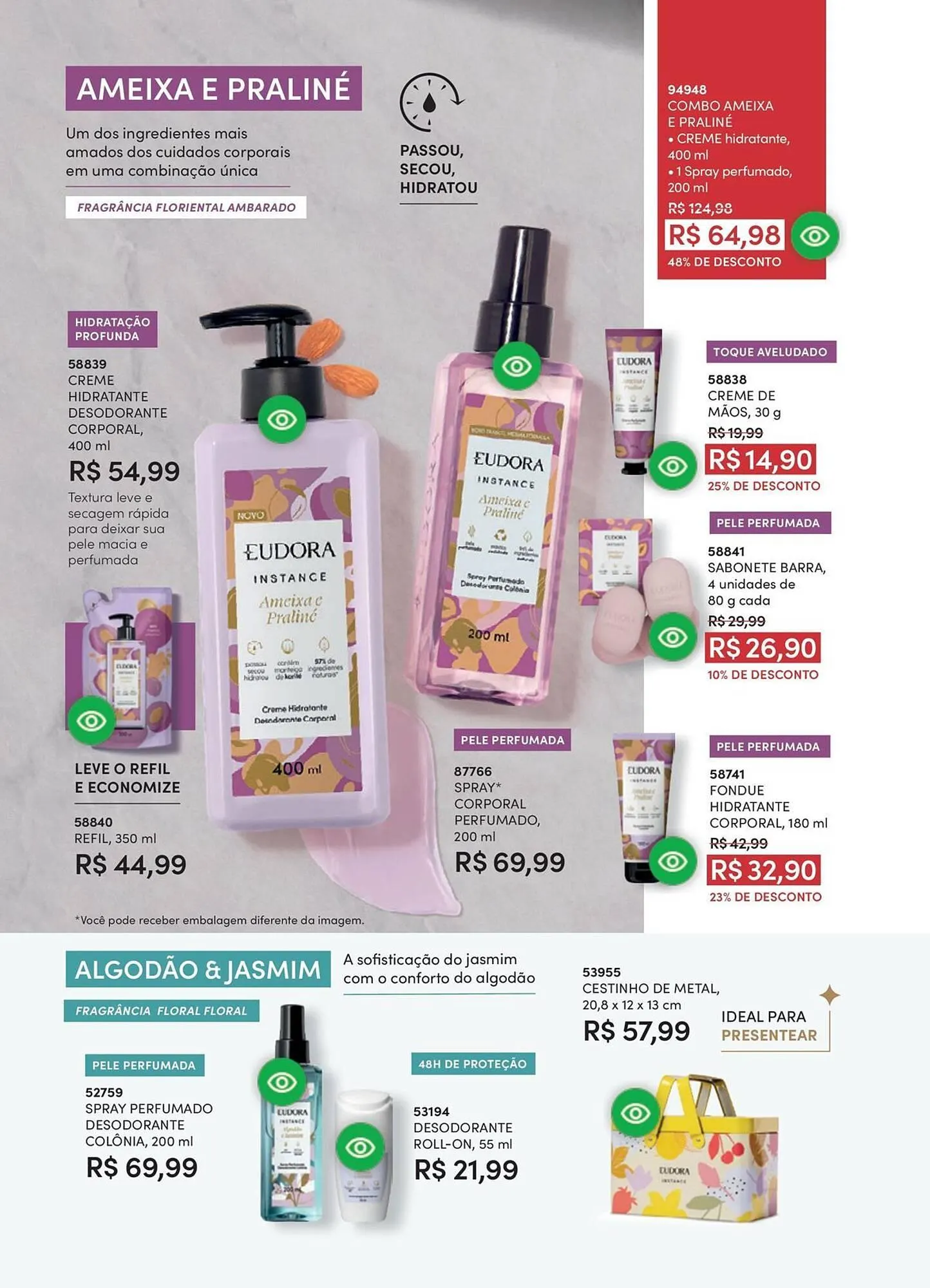 Encarte de Catálogo Eudora 8 de outubro até 8 de novembro 2025 - Pagina 72