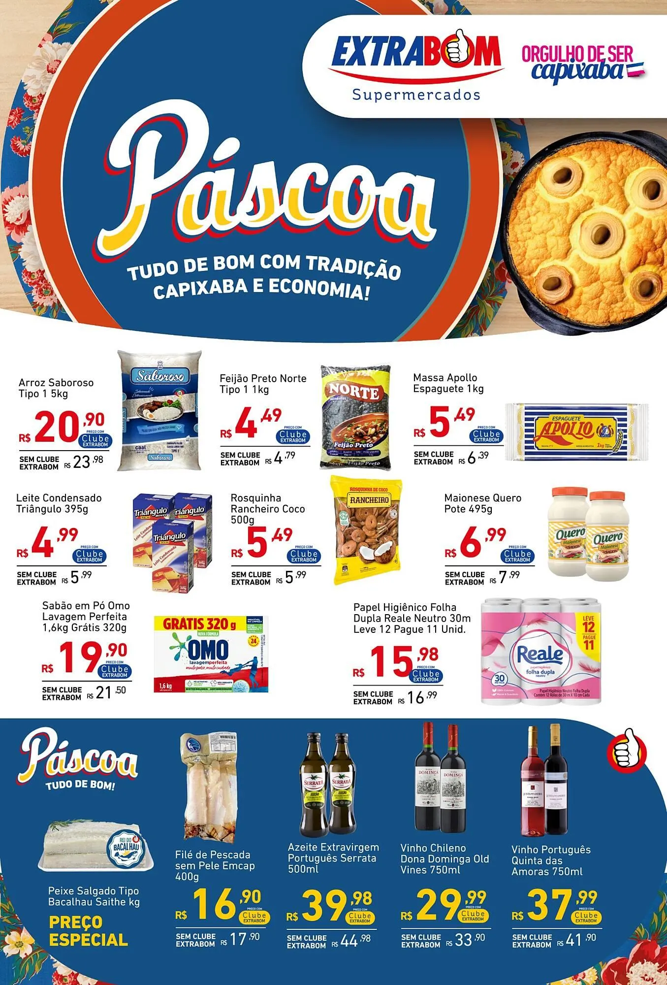 Encarte de Catálogo Extrabom Supermercados 13 de março até 26 de março 2025 - Pagina 1