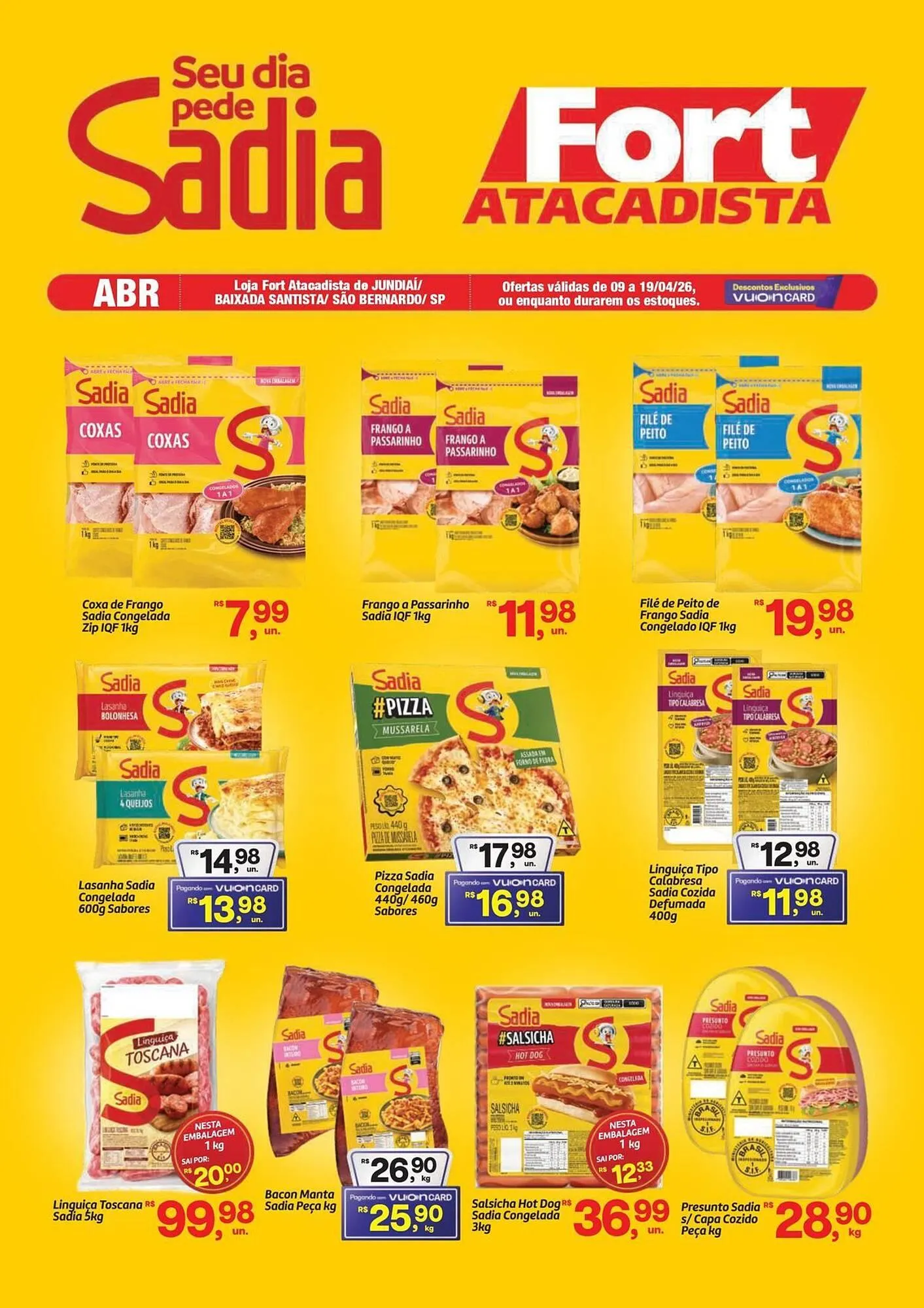 Encarte de Tabloide Fort Atacadista 9 de abril até 19 de abril 2026 - Pagina 1