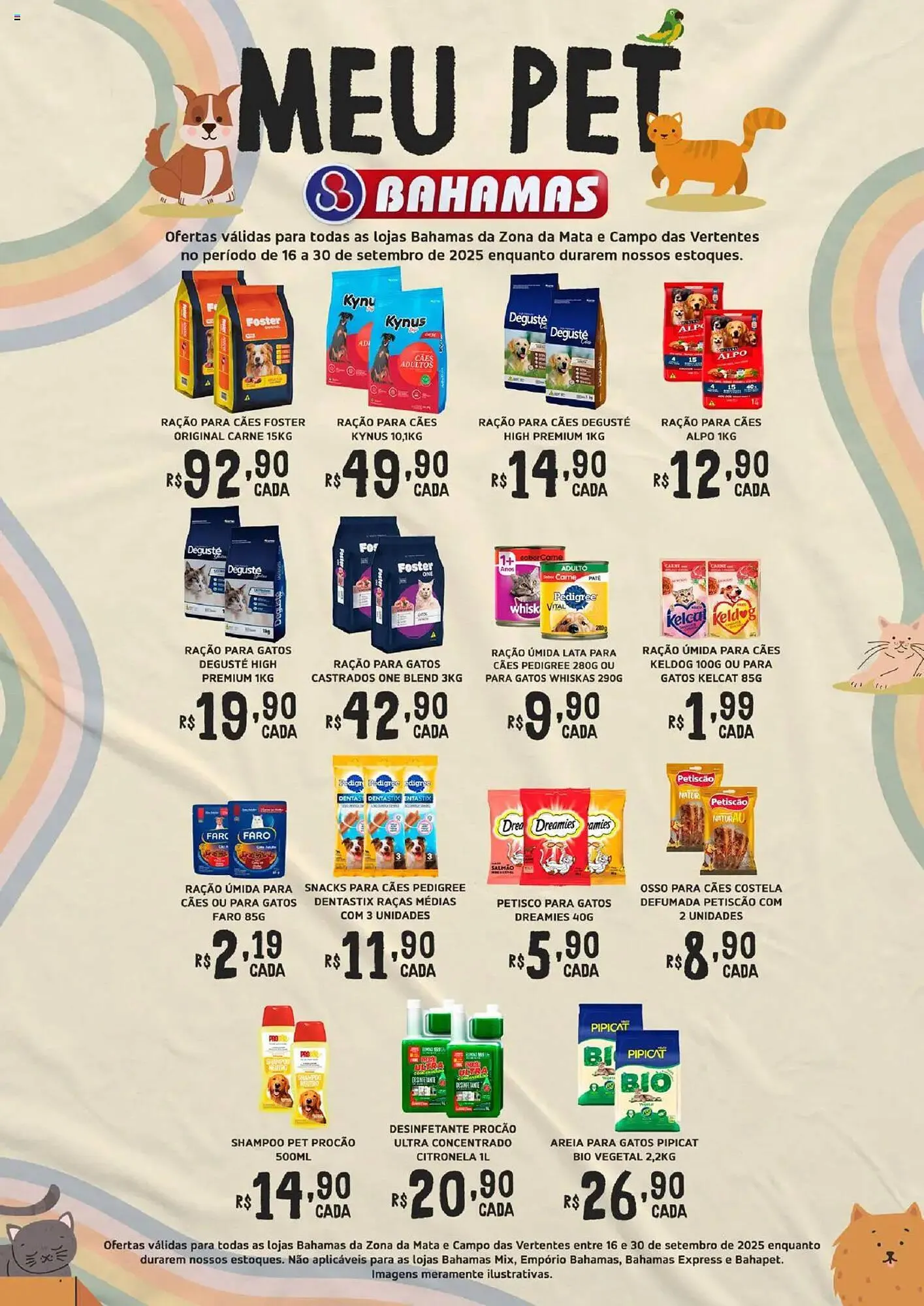 Encarte de Catálogo Bahamas Supermercados 16 de setembro até 30 de setembro 2025 - Pagina 1