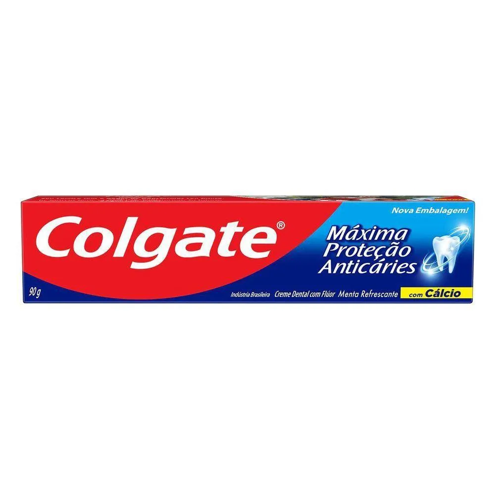 Creme Dental Máxima Proteção Anticáries (MPA) unidade 90g - Colgate