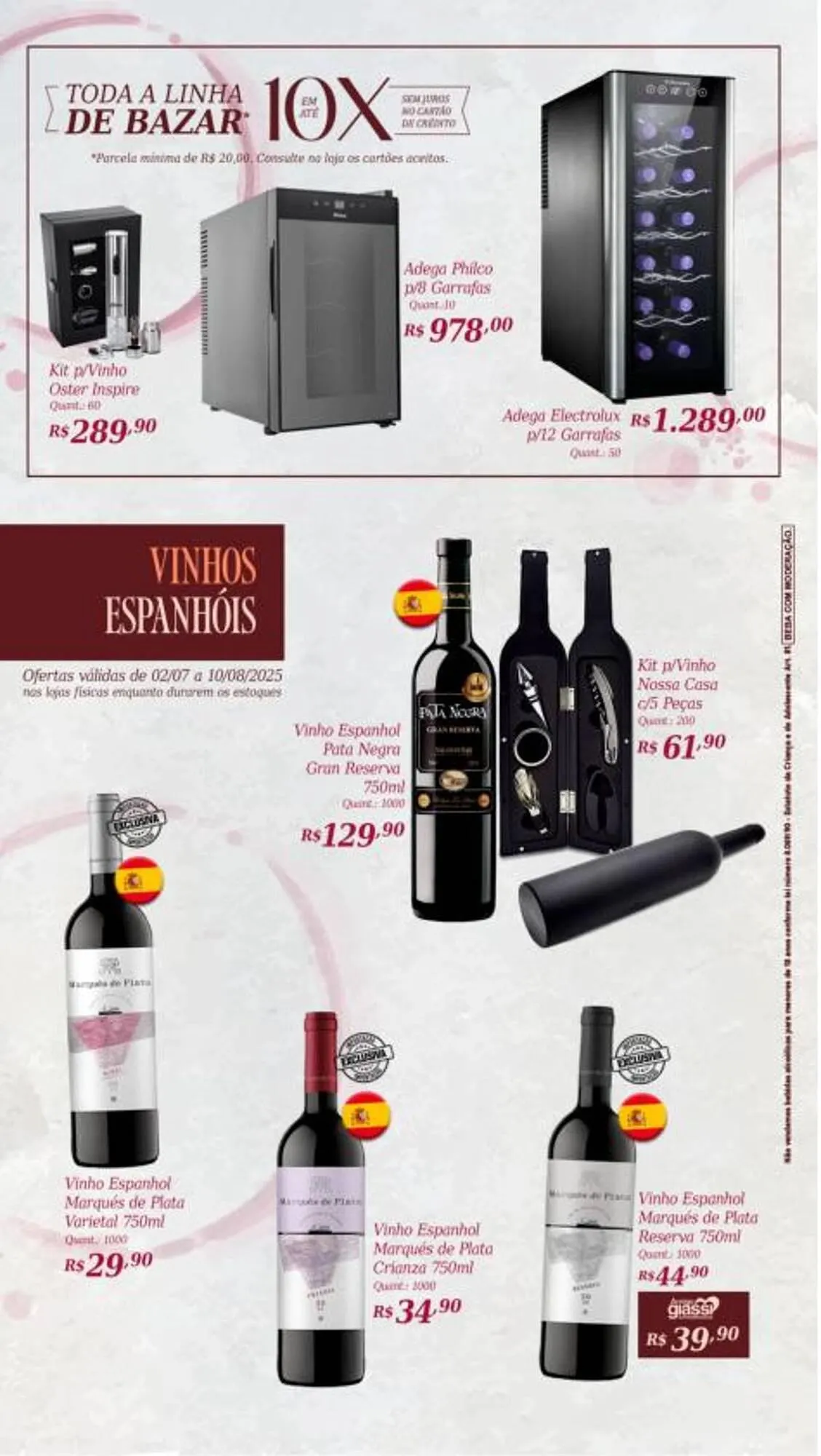 Encarte de Catálogo Giassi Supermercados 2 de julho até 10 de agosto 2025 - Pagina 3