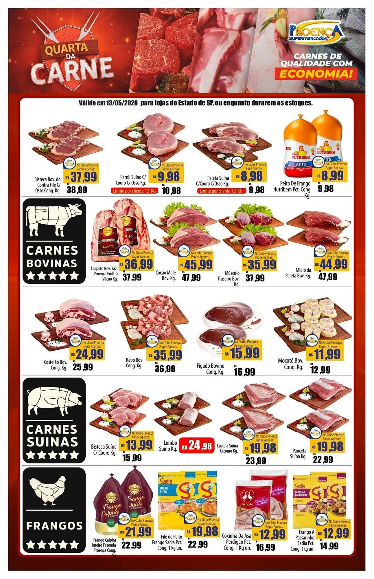 Encarte de Catálogo Proença Supermercados 13 de maio até 13 de maio 2026 - Pagina 1