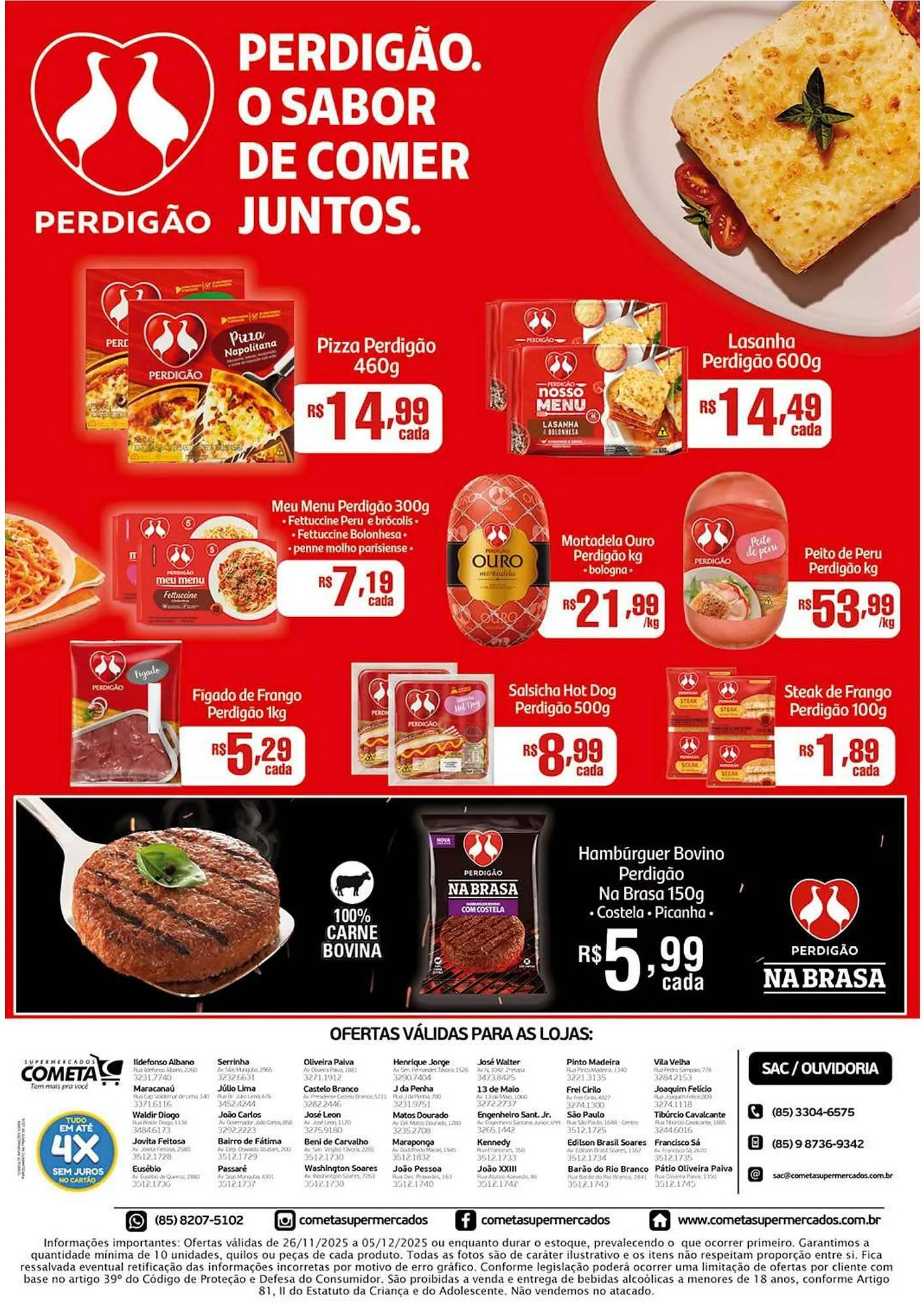 Encarte de Encarte Cometa Supermercados 26 de novembro até 5 de dezembro 2025 - Pagina 2