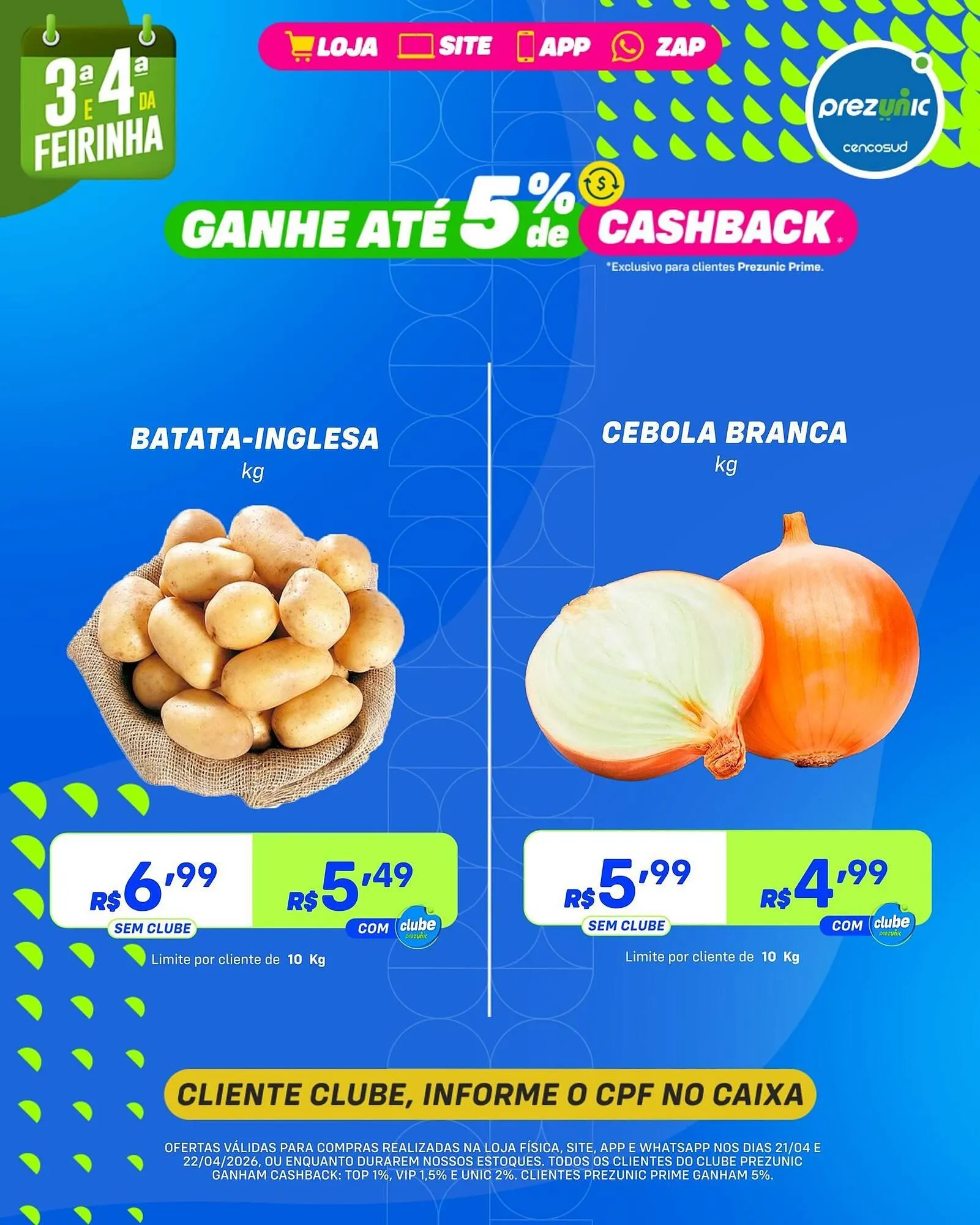 Encarte de Encarte Prezunic 21 de abril até 22 de abril 2026 - Pagina 2