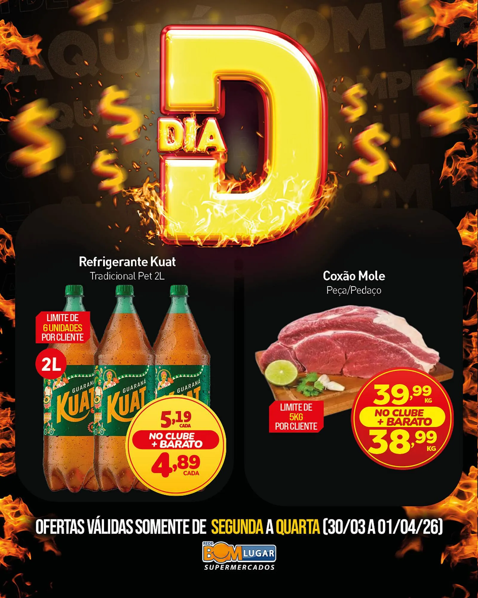 Encarte de Folheto Rede Bom Lugar 31 de março até 1 de abril 2026 - Pagina 2