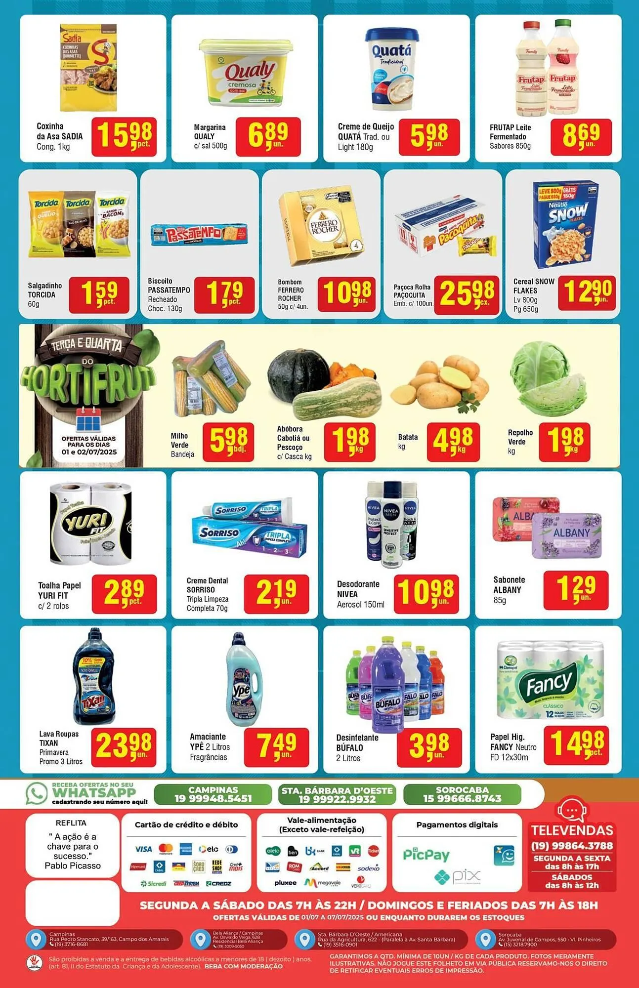 Encarte de Catálogo Higa Atacado 1 de julho até 7 de julho 2025 - Pagina 2