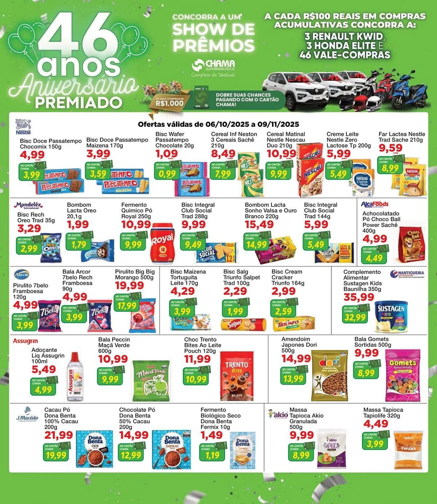 Encarte de Catálogo Chama Supermercados 6 de outubro até 9 de novembro 2025 - Pagina 20