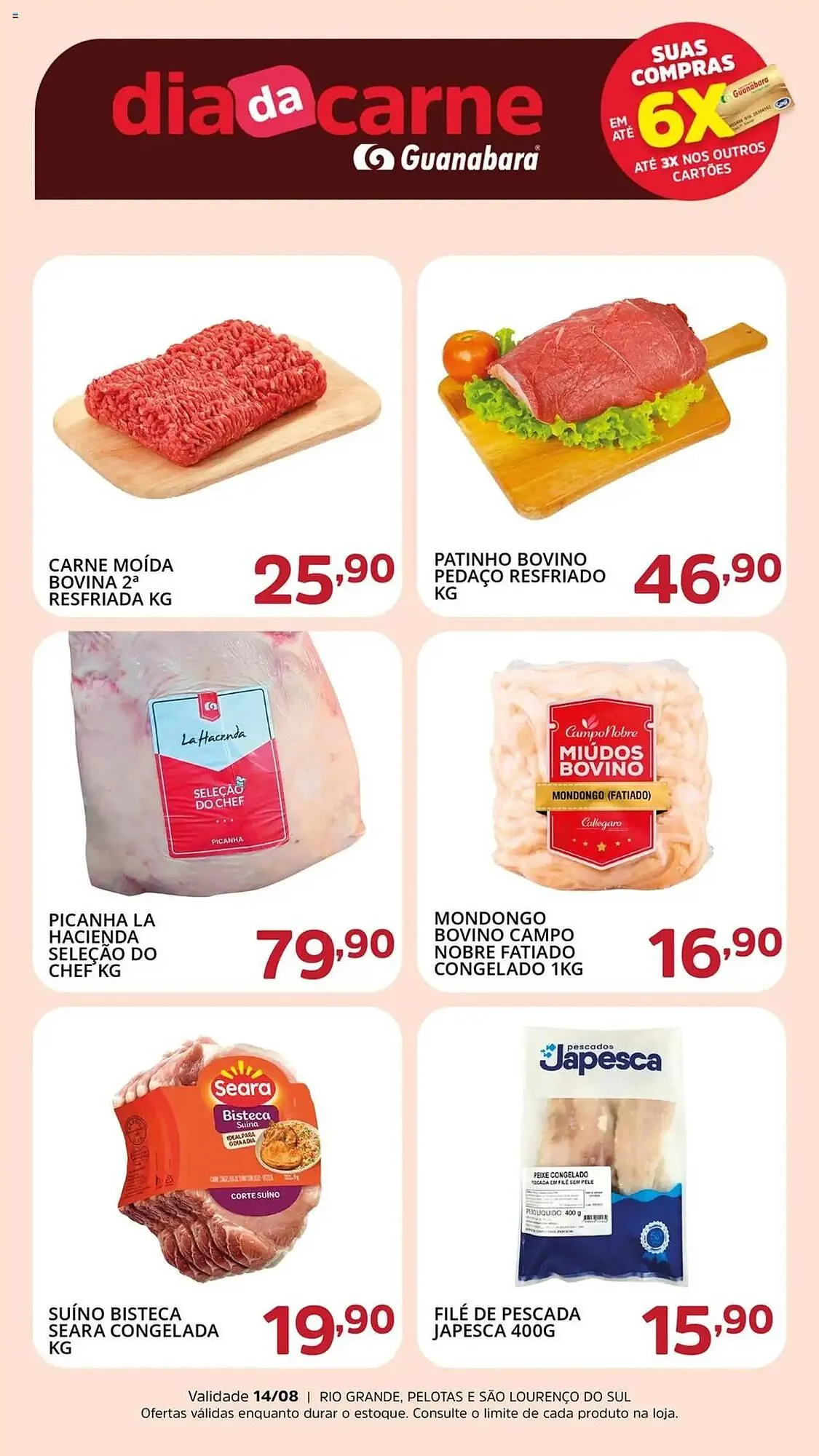 Encarte de Catálogo Supermercados Guanabara 14 de agosto até 14 de agosto 2025 - Pagina 1