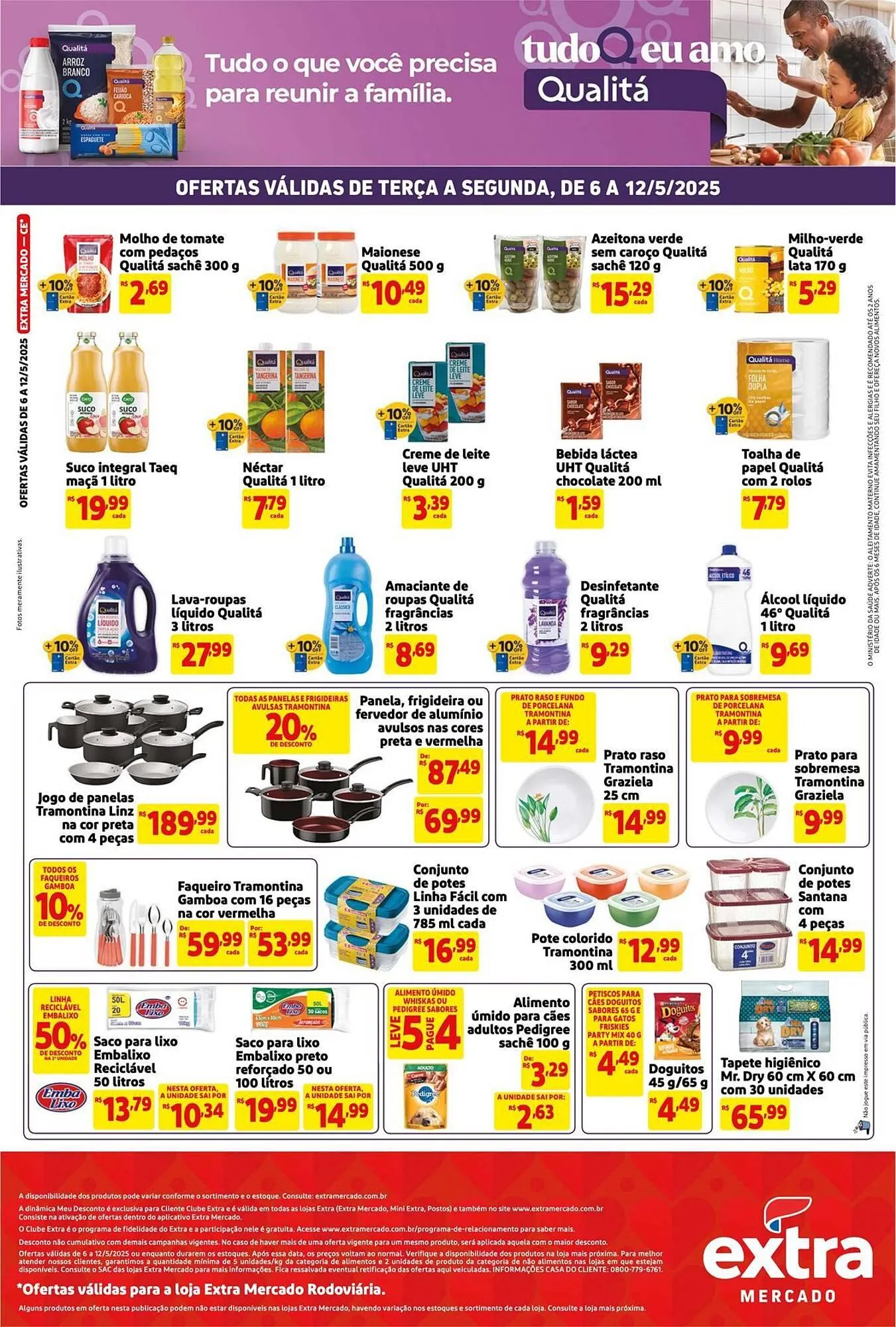 Encarte de Catálogo Extra 6 de maio até 12 de maio 2025 - Pagina 3