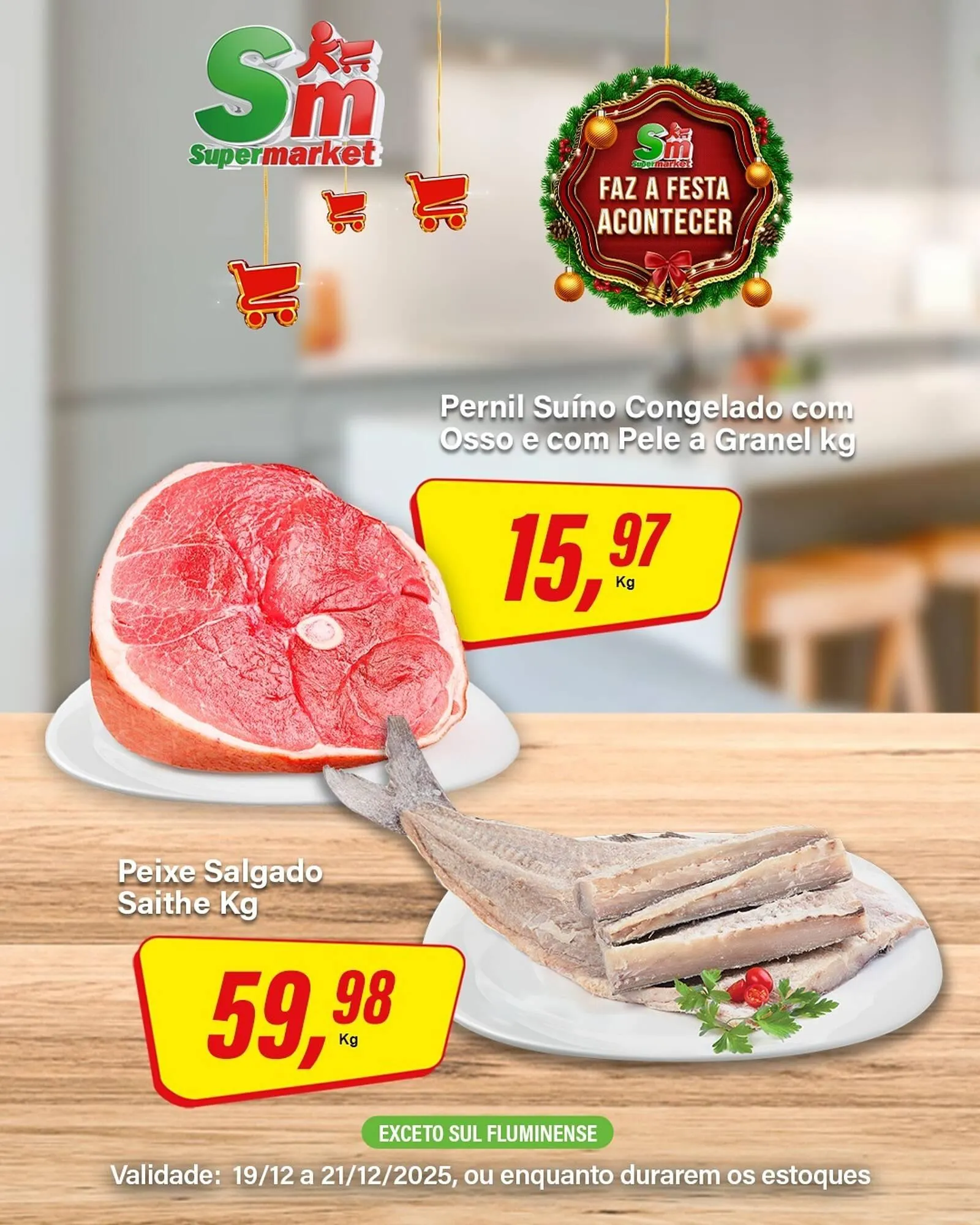 Encarte de Encarte Rede Supermarket 19 de dezembro até 21 de dezembro 2025 - Pagina 1