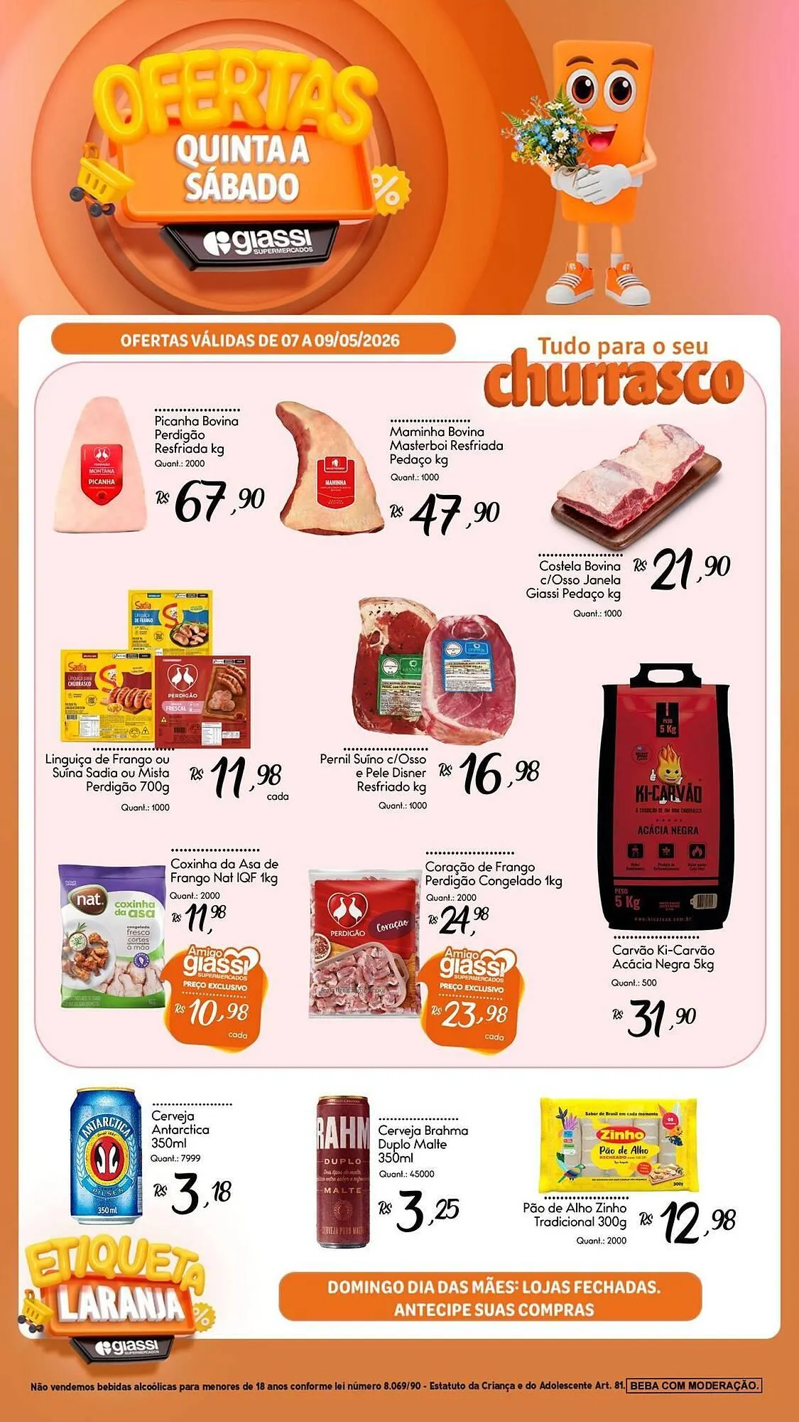 Encarte de Encarte Giassi Supermercados 7 de maio até 9 de maio 2026 - Pagina 3
