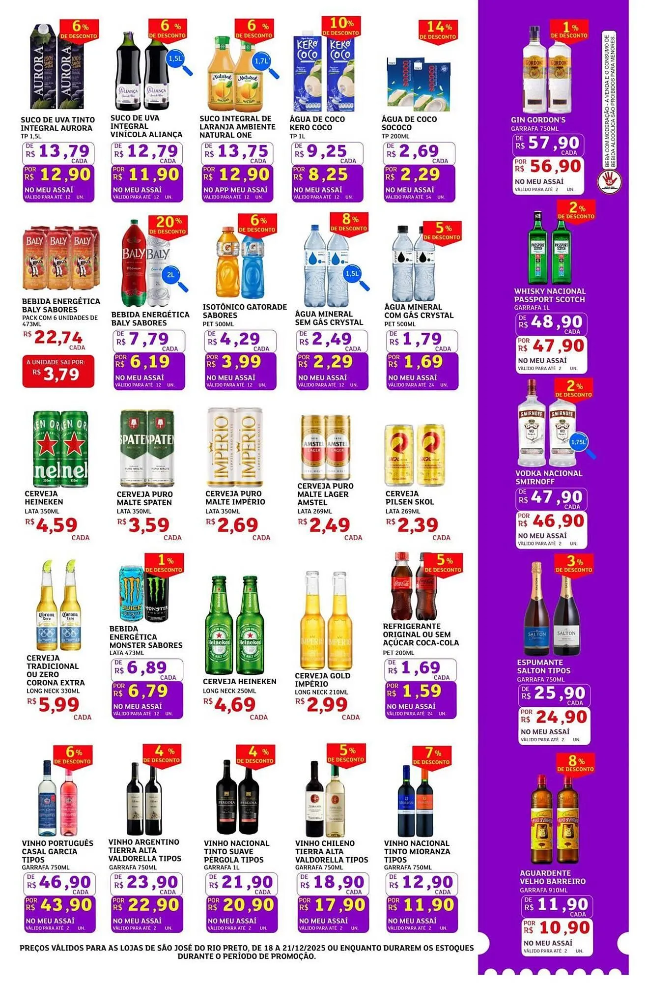 Encarte de Encarte Assaí Atacadista 18 de dezembro até 21 de dezembro 2025 - Pagina 3