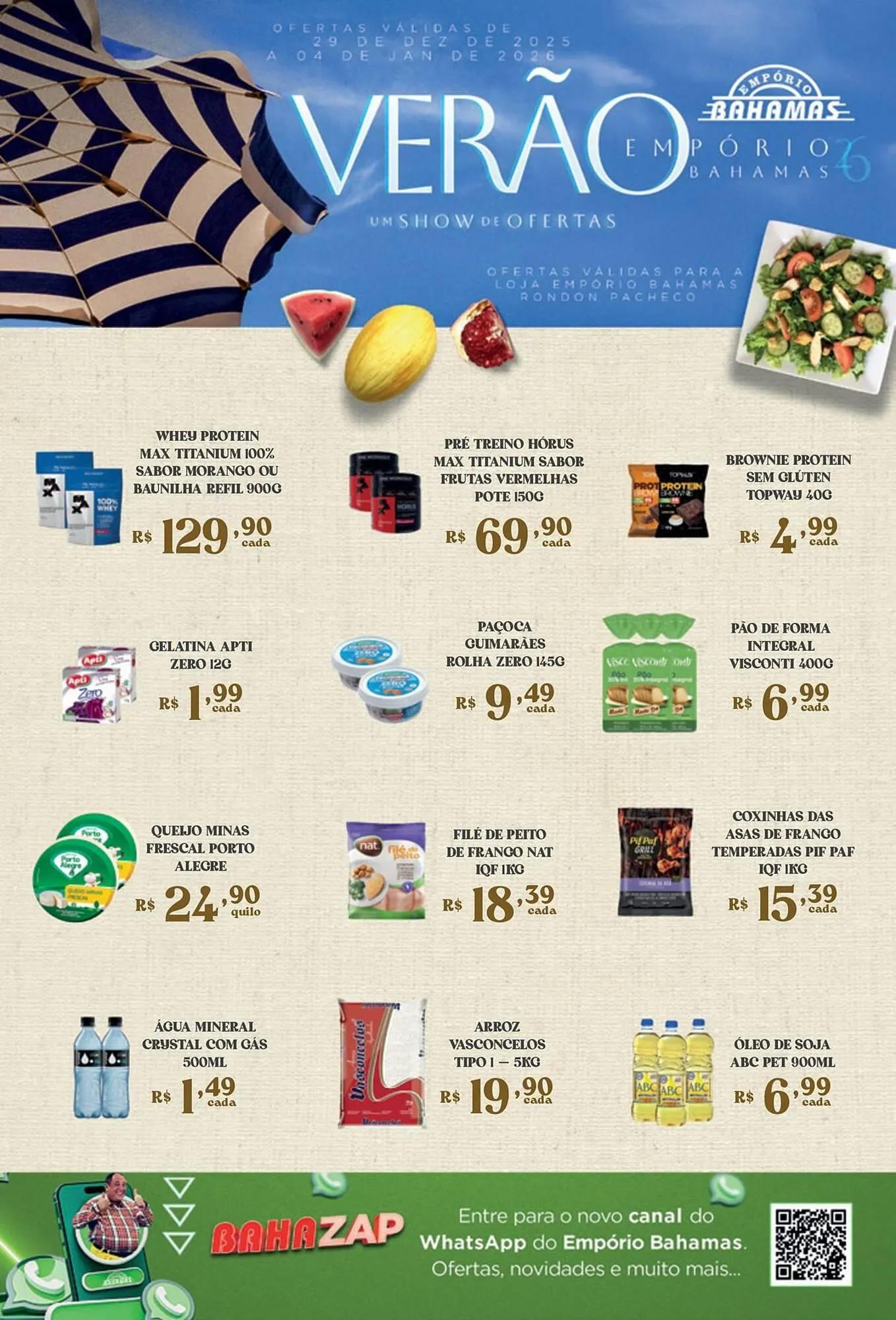 Encarte de Catálogo Empório Bahamas 29 de dezembro até 4 de janeiro 2026 - Pagina 1