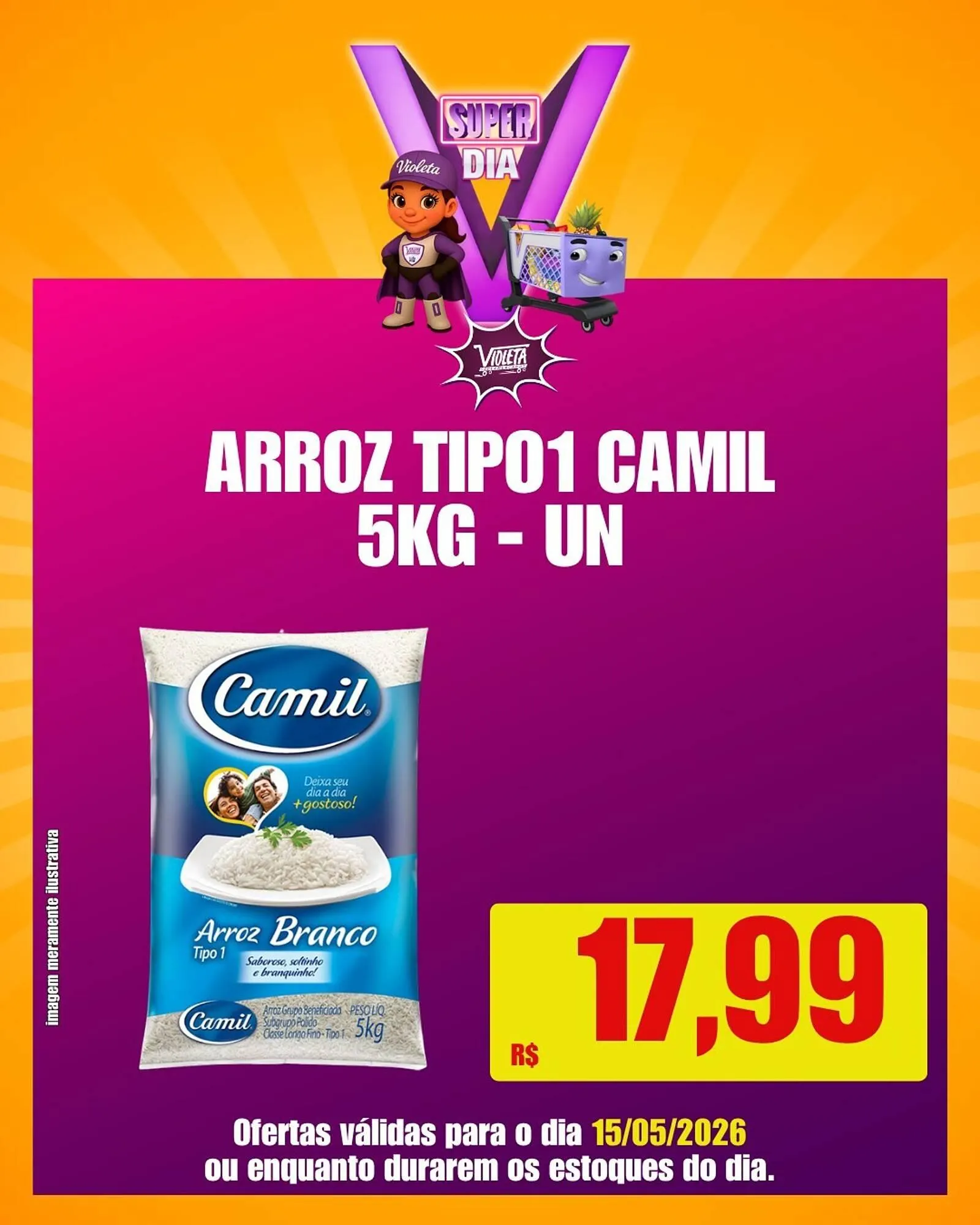 Encarte de Catálogo Violeta Supermercados 15 de maio até 15 de maio 2026 - Pagina 2