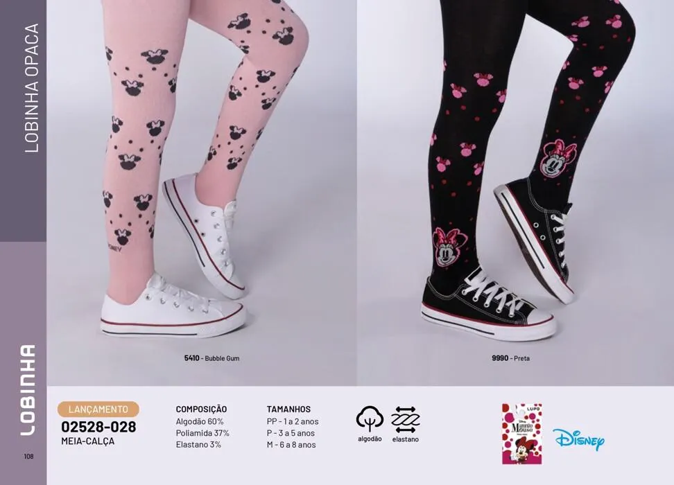 Encarte de Catálogo Meias Kids Verão 2023/24 28 de julho até 31 de dezembro 2024 - Pagina 108