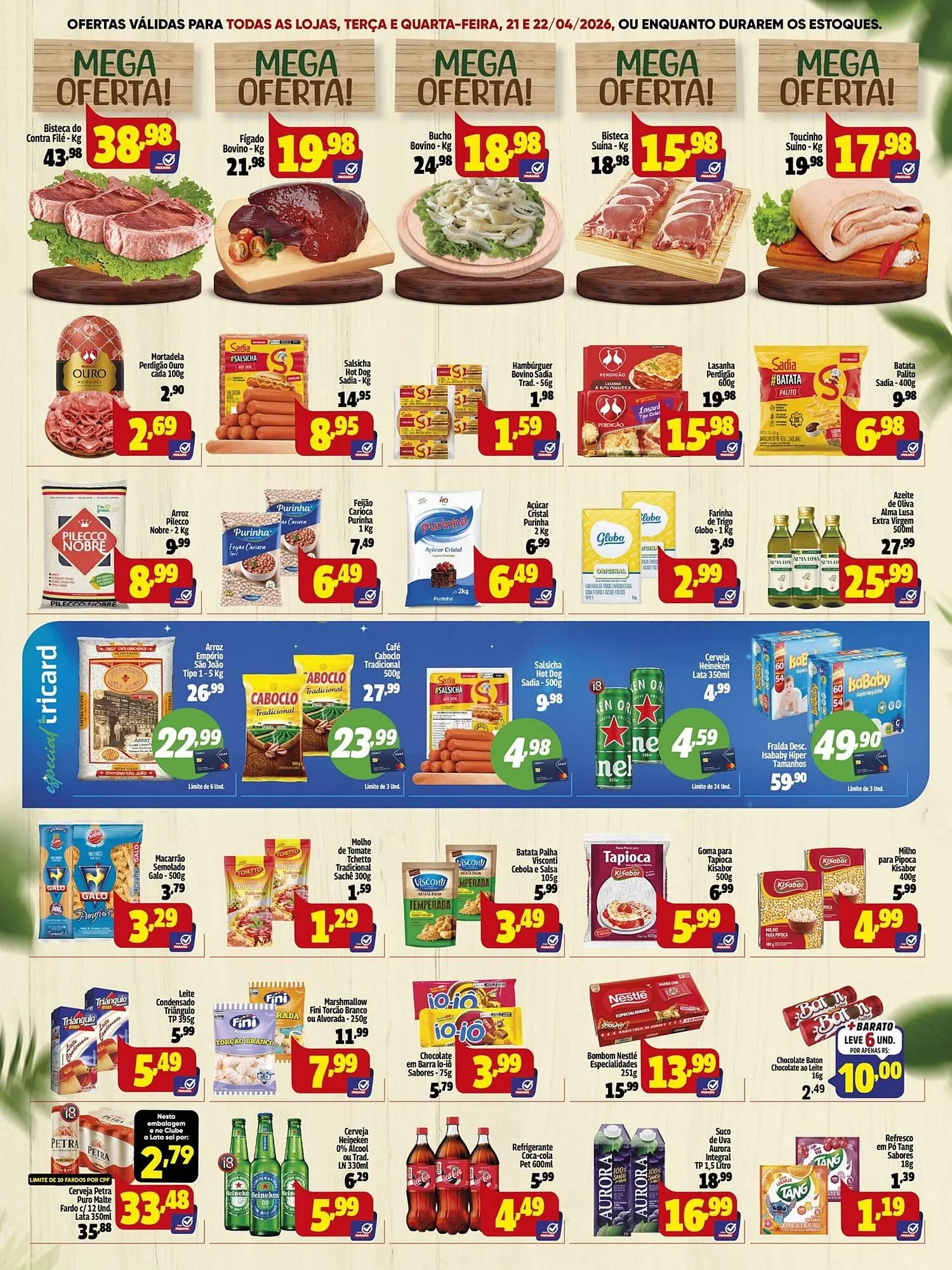 Encarte de Folheto Supermercado Paraná 20 de abril até 23 de abril 2026 - Pagina 2