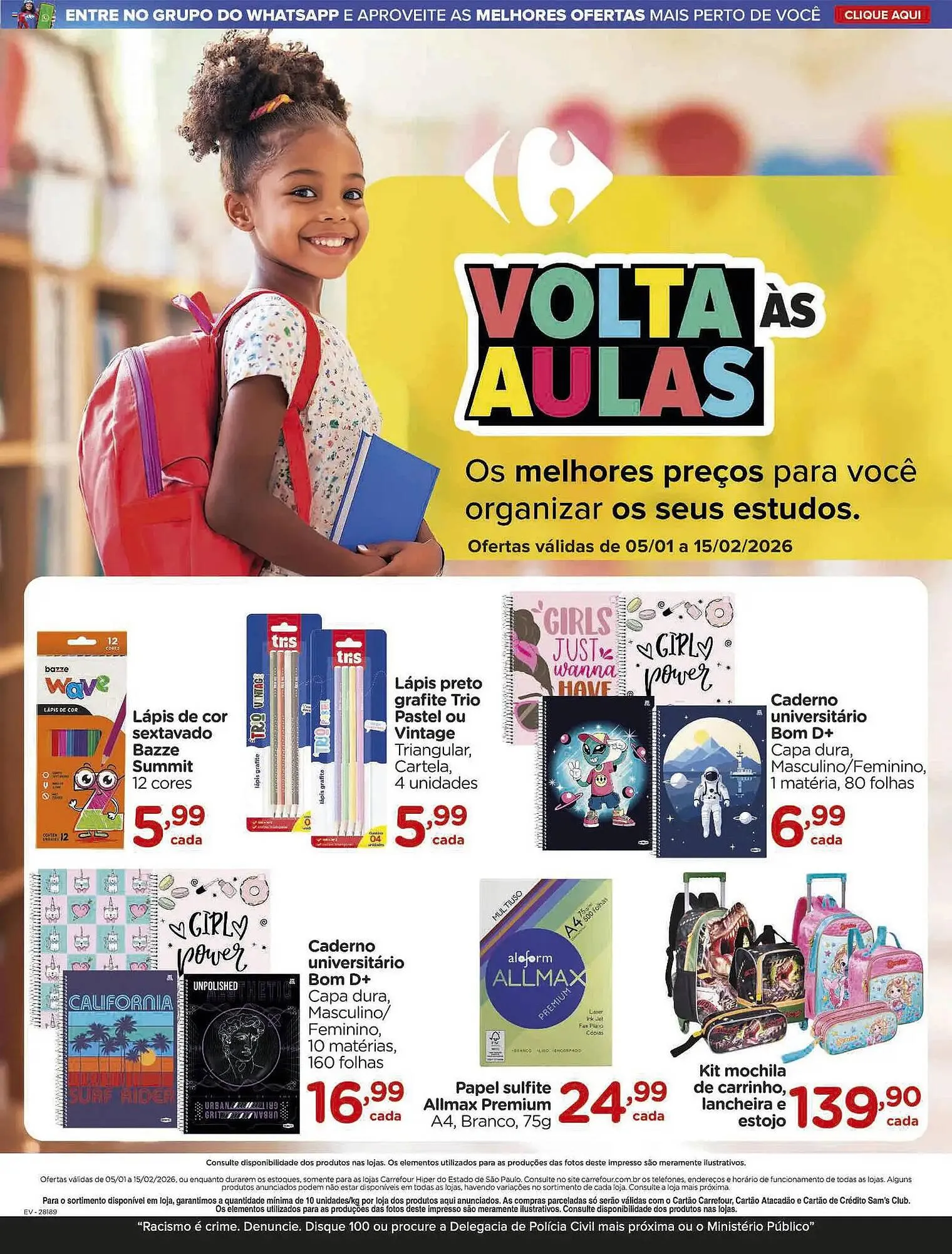 Encarte de Folheto Carrefour 5 de janeiro até 15 de fevereiro 2026 - Pagina 1