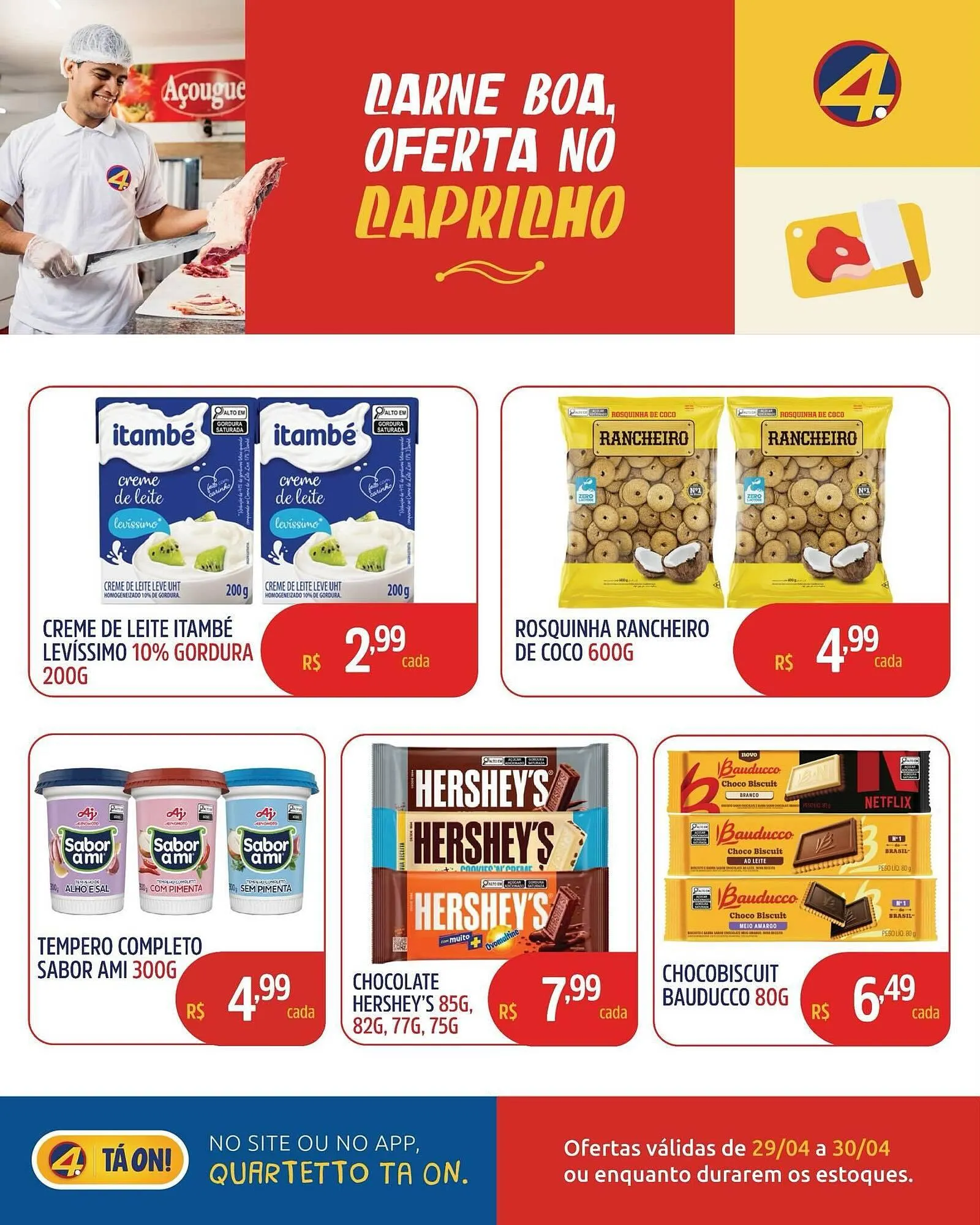 Encarte de Catálogo Quartetto Supermercados 29 de abril até 30 de abril 2026 - Pagina 5