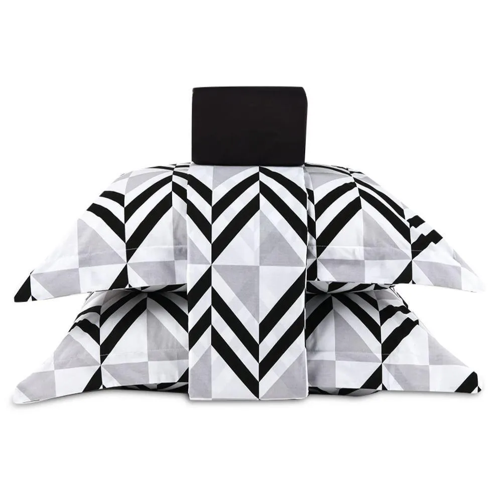 Jogo De Cama Casal Percal Buona Fortuna 4 Pçs - Romeo Preto