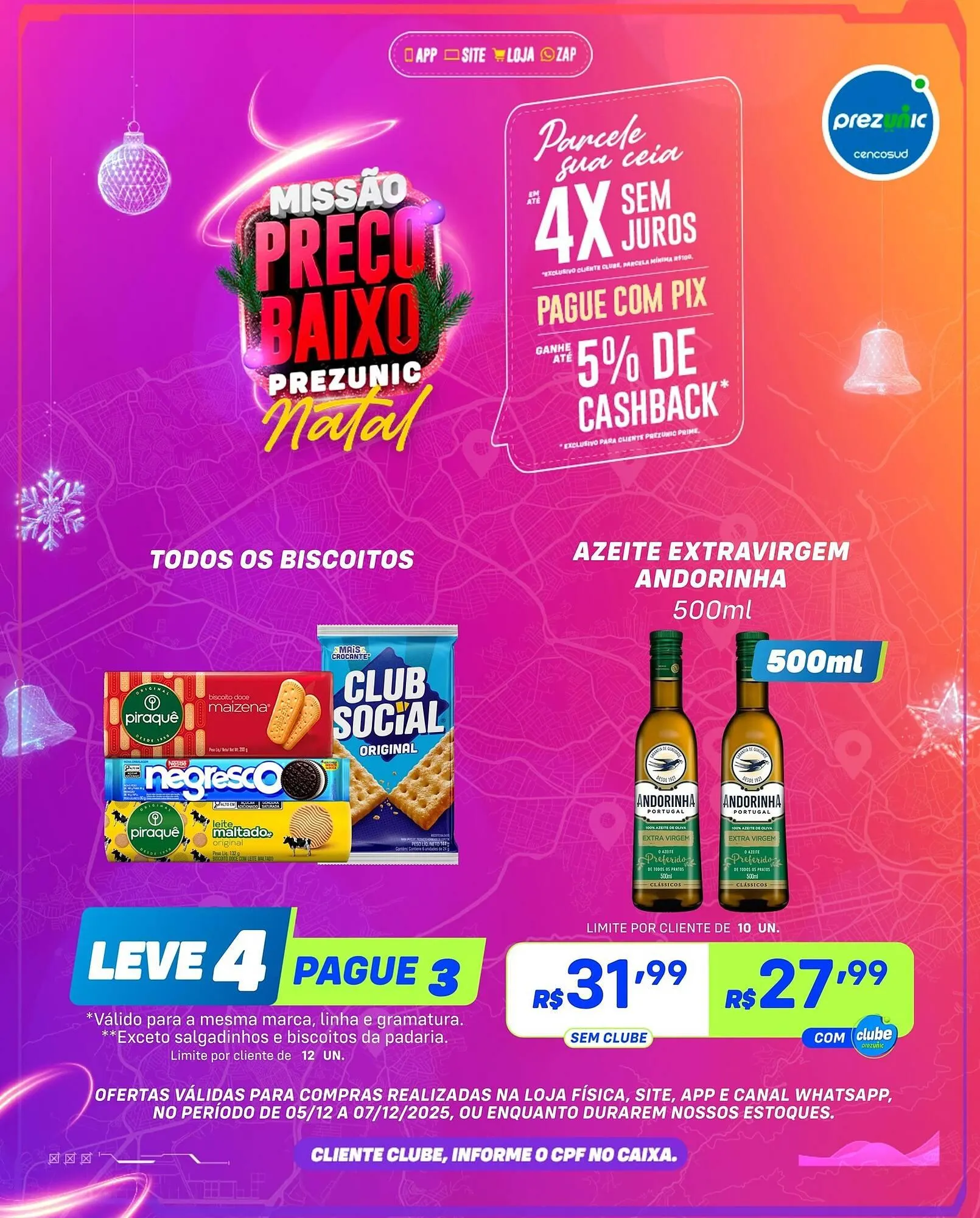 Encarte de Encarte Prezunic 5 de dezembro até 7 de dezembro 2025 - Pagina 4
