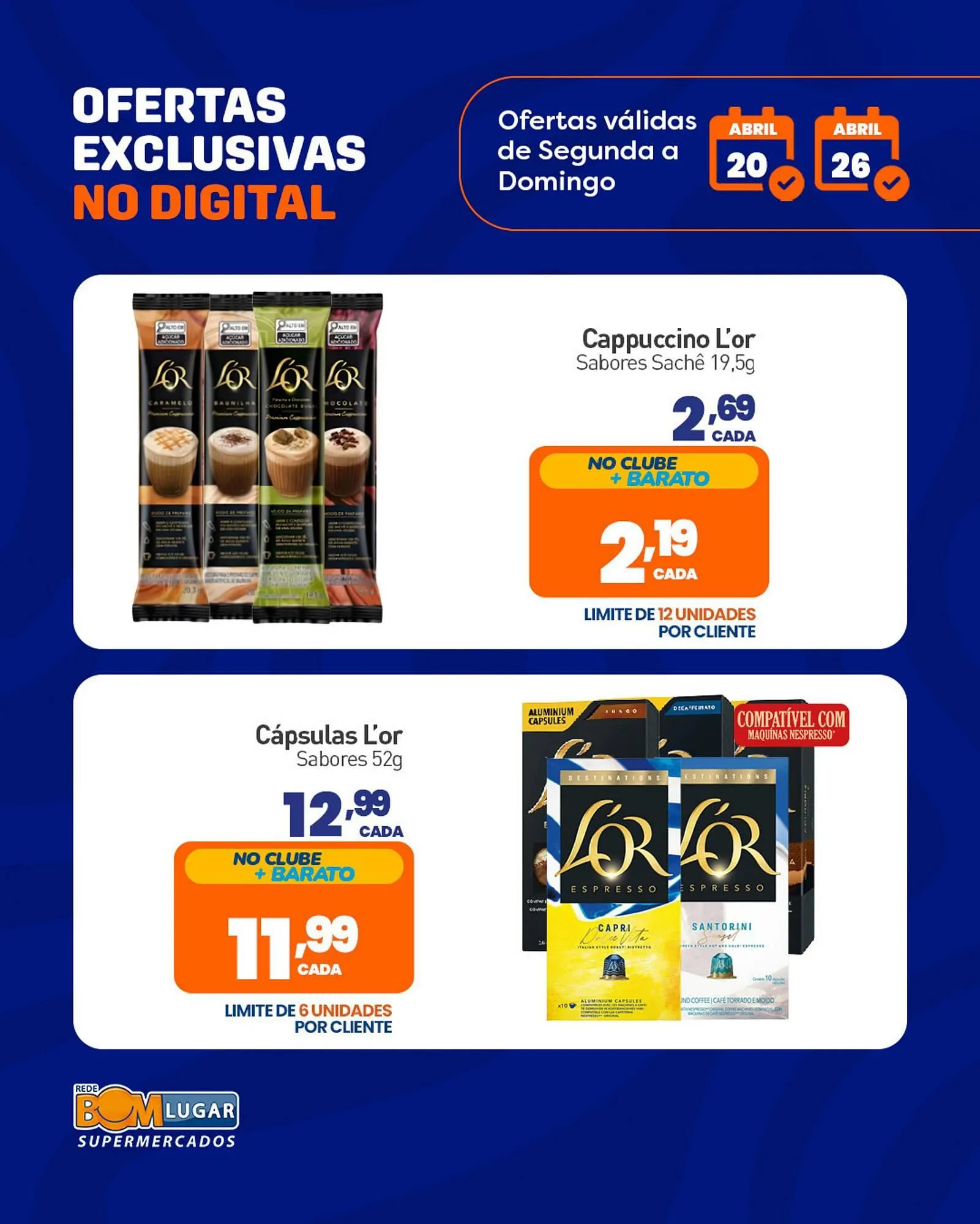 Encarte de Folheto Rede Bom Lugar 20 de abril até 26 de abril 2026 - Pagina 2